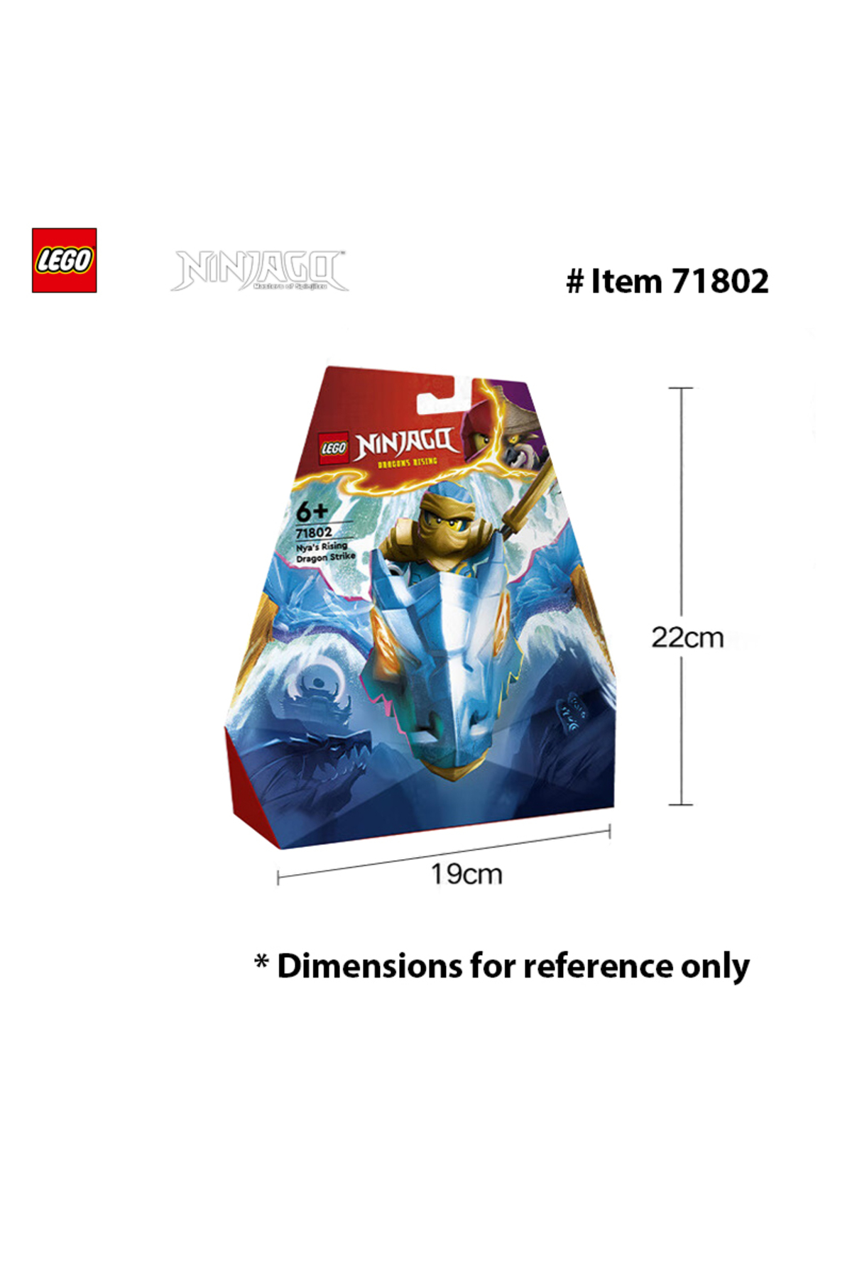 ۷۱۸۰۲ لگو ۷۱۸۰۲ نینجاگو حملهٔ اژدهای برخاسته نیا اسباب‌بازی ساختنی مفصلی با فیگور اکشن و