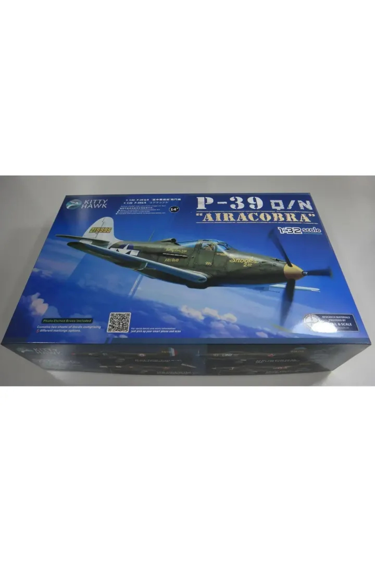 کیتی هاک KH32013 مدل پلاستیکی مونتاژ هواپیمای P-39 Q/N «c» در مقیاس ۱/۳۲