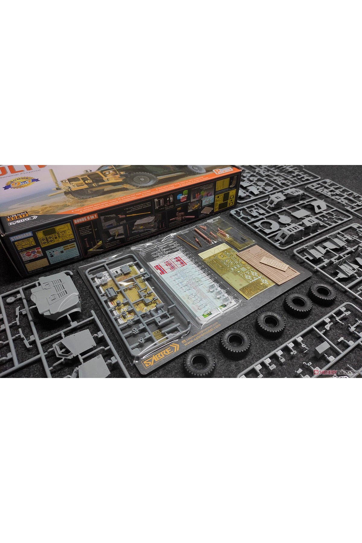 مدل پریمیوم ادیشن SABRE 35A12-P در مقیاس ۱/۳۵ از خودروی تاکتیکی سبک مشترک JLTV M1278 پشتیبانی آتش