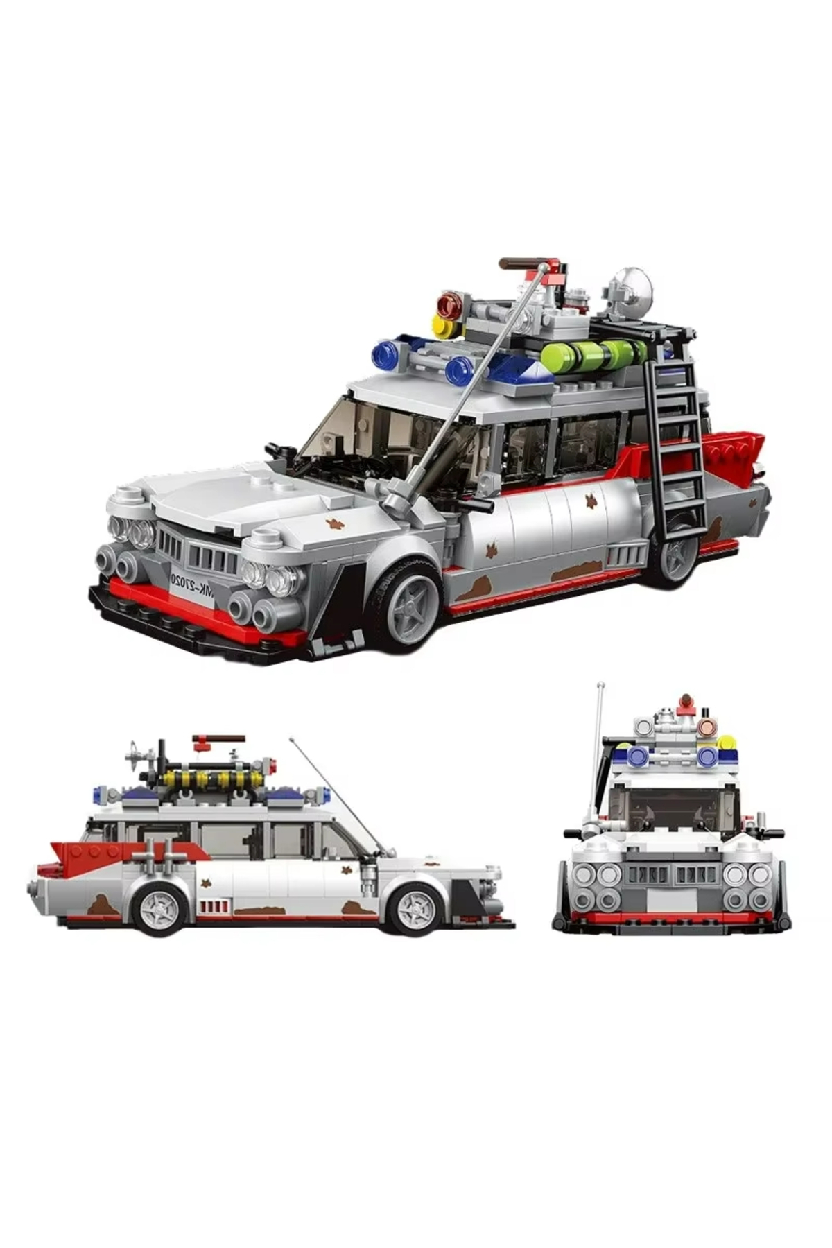 بدون جعبه، بلوک‌های ساختمانی مدل ماشین مسابقه‌ای فنی ابرسرعت شهری MOC مینی مووی، مونتاژ B