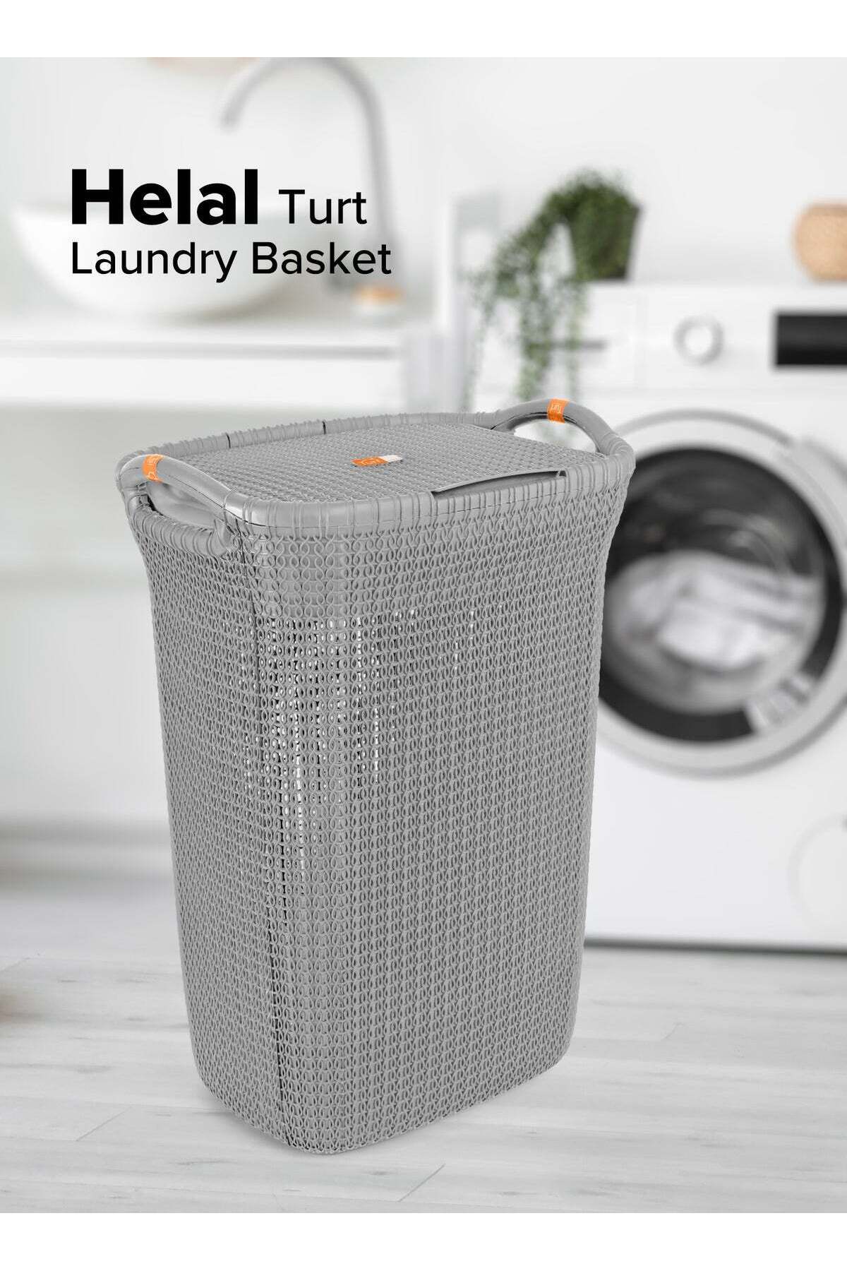 سلة غسيل السلحفاة الرمادية