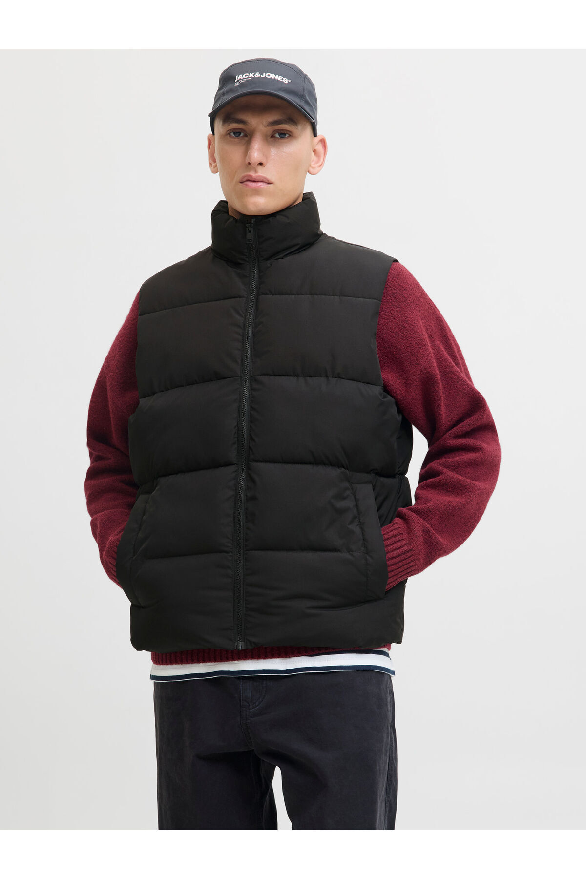 جلیقه مردانه راسته بدون آستین | جک اند جونز Jack & Jones 12279482 - تصویر 2