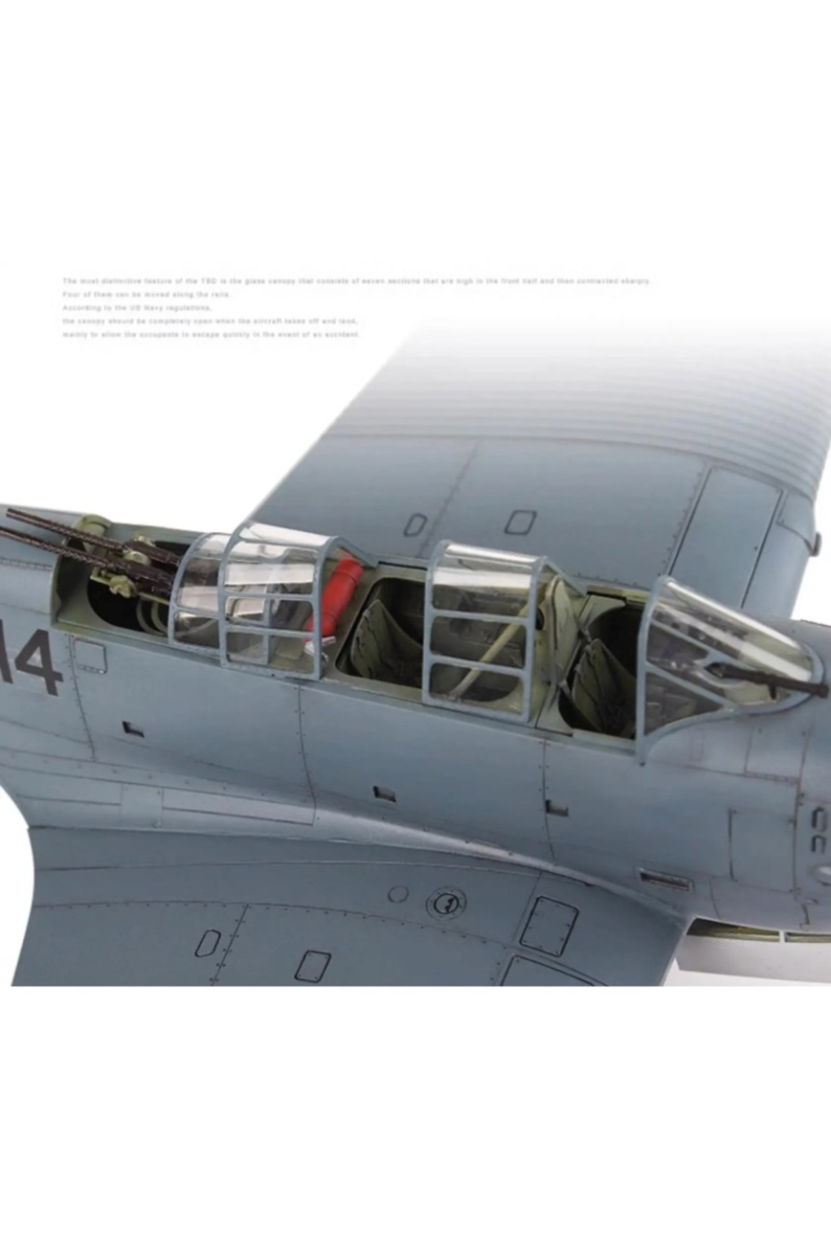 مدل پلاستیکی مونتاژی GreatWall در مقیاس ۱/۴۸ L4807 Devastator: داگلاس TBD-۱ VT-۸ در میدوی ۱۹۴۲