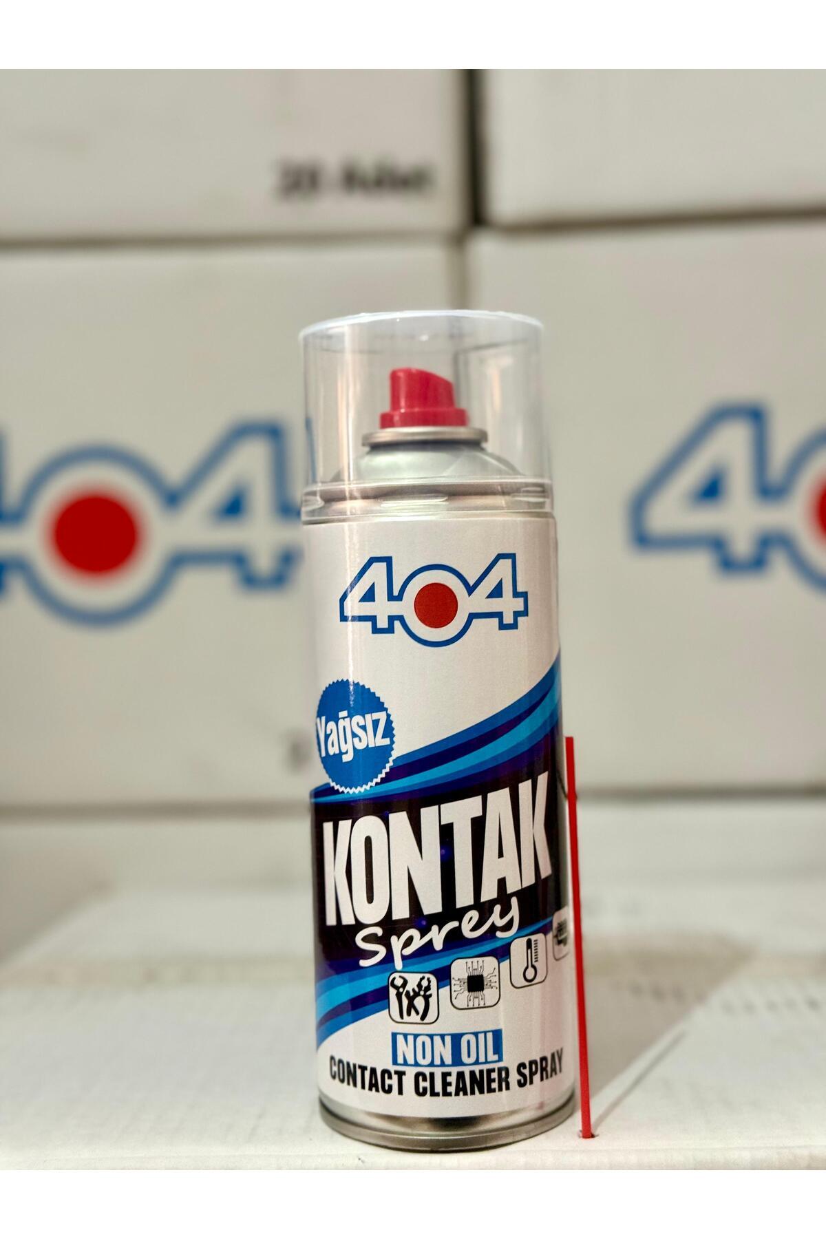 404 Kontak sprey yağsız 400 ml 1 kutu (25 adet)