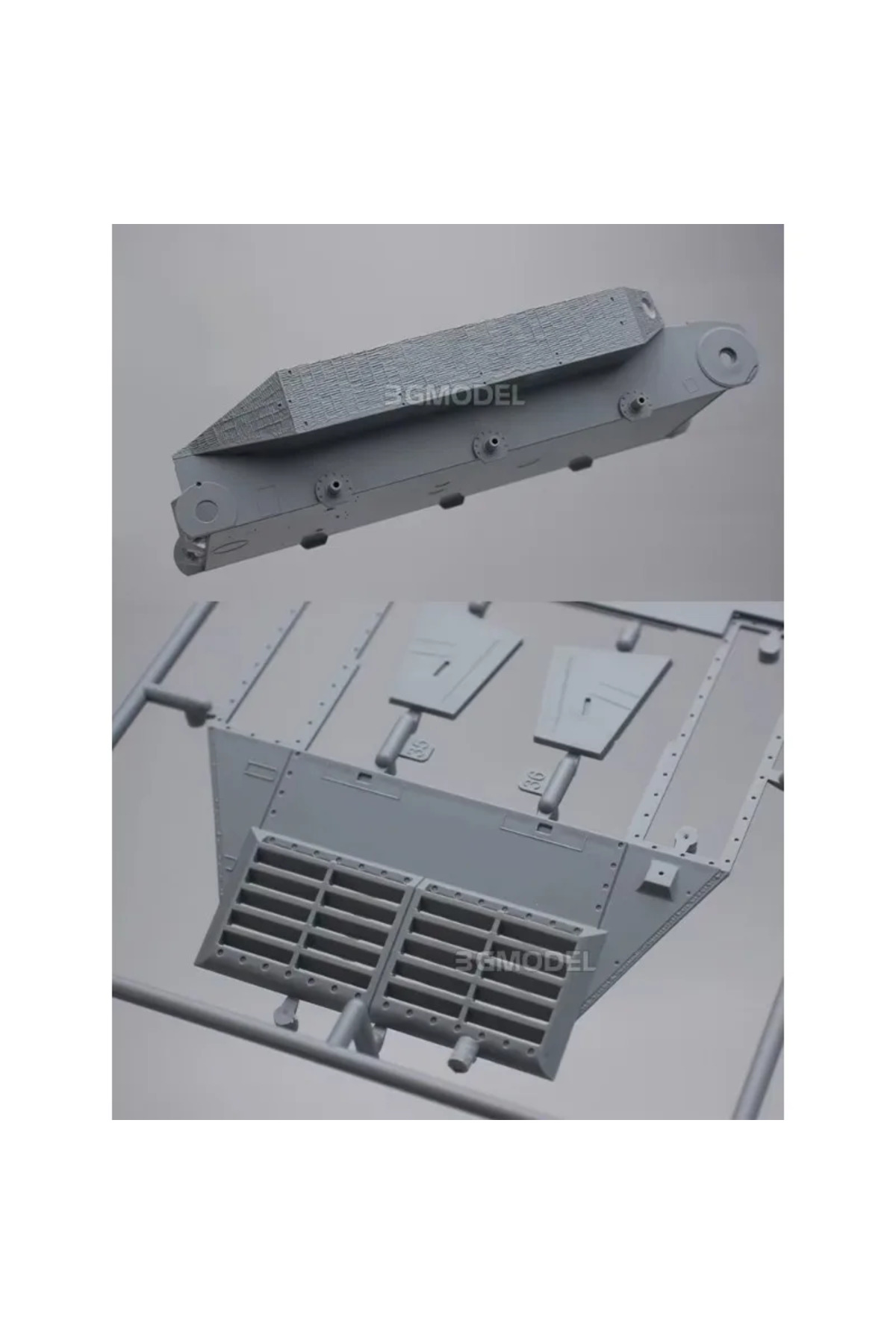 مدل سرهم‌شده تانک در مقیاس ۱/۳۵ Amusing Hobby 35A059 Panzerbefehlswagen Tiger (P) 003