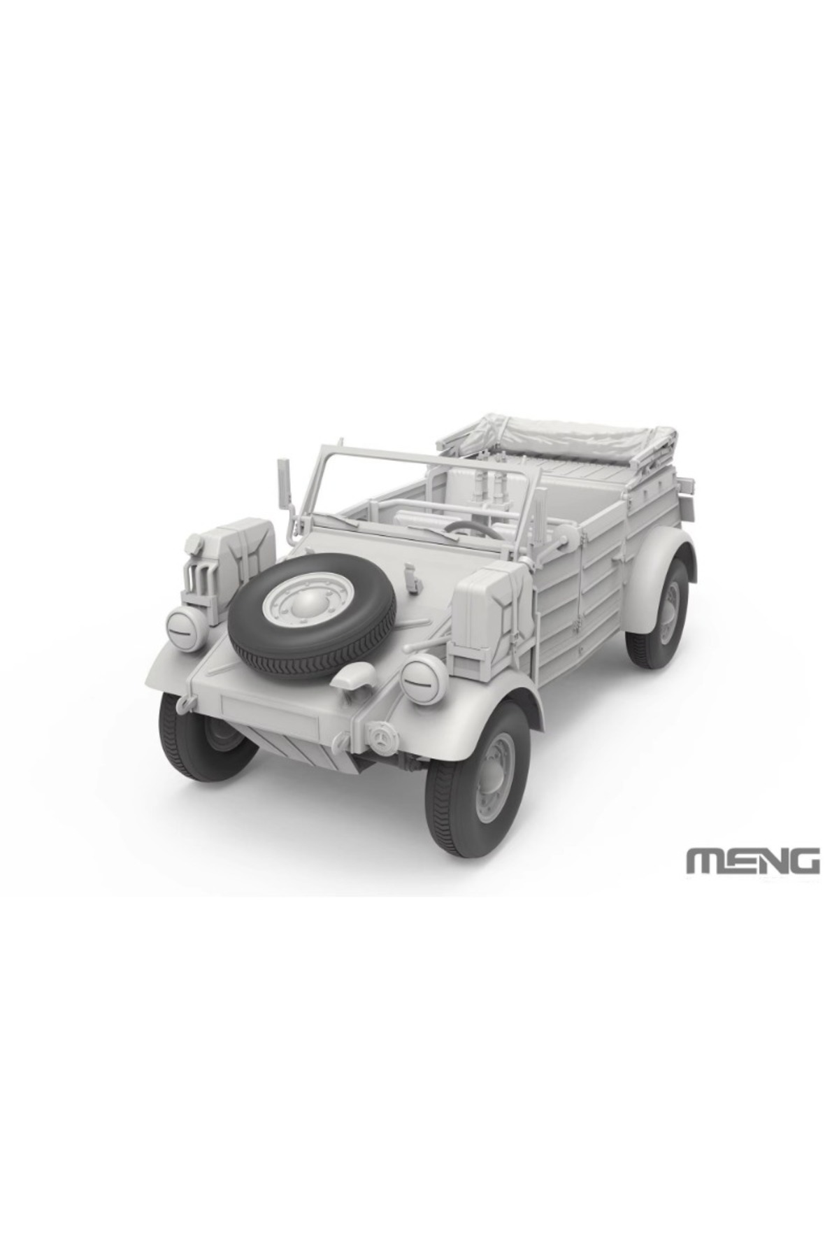 MENG VS-015 ماکت پلاستیکی در مقیاس ۱/۳۵ خودروی آلمانی Pkw.K1 کوبل‌واگن نوع ۸۲ شمال آفریقا