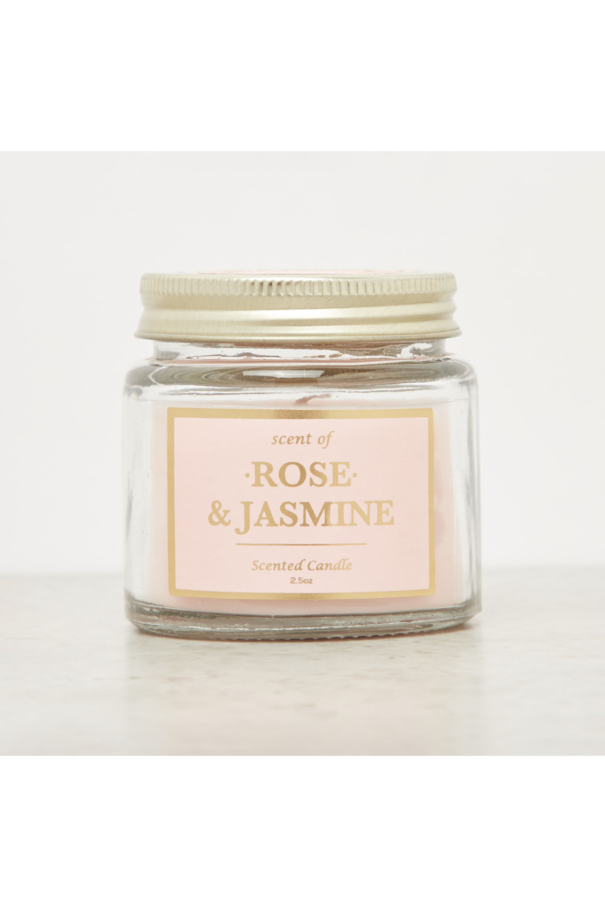Lifestyle Rose and Jasmine Scented Jar Candle - 70 gms