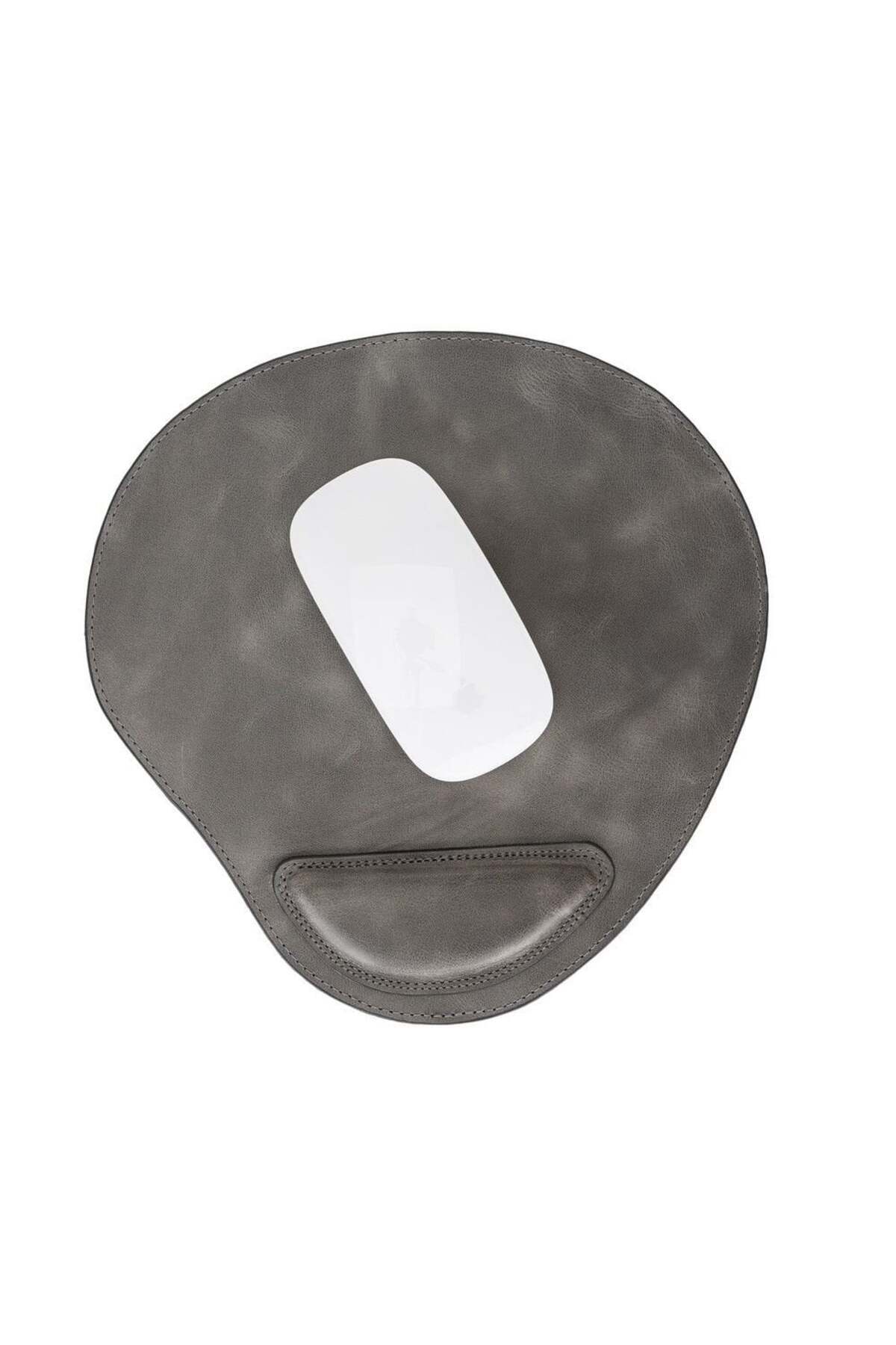 sinerjim Bileklikli Deri Mouse Pad VS4EF Gri