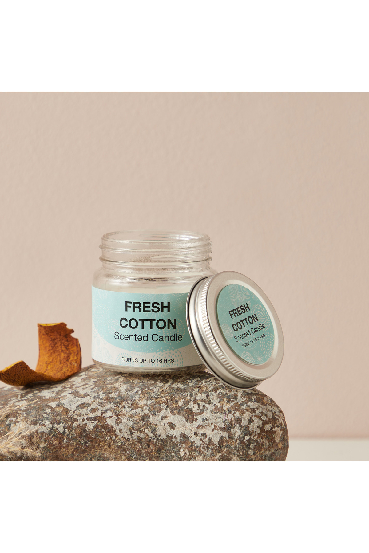 GLOO Fresh Cotton Glass Jar Candle