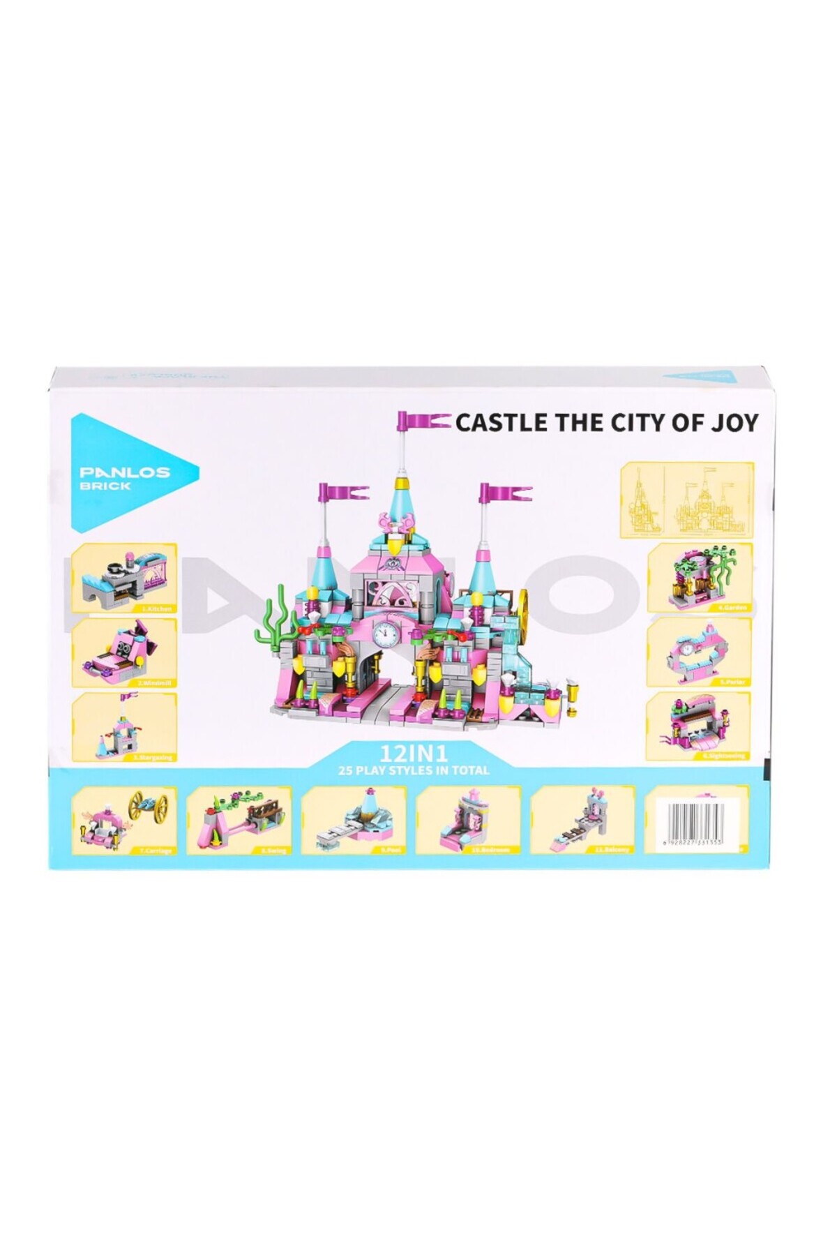 NW NessiWorld P633012 Panlos Tuğla Şehri 556 Parça Blok Seti -Vagon life fotoğrafı 2 (önizleme)