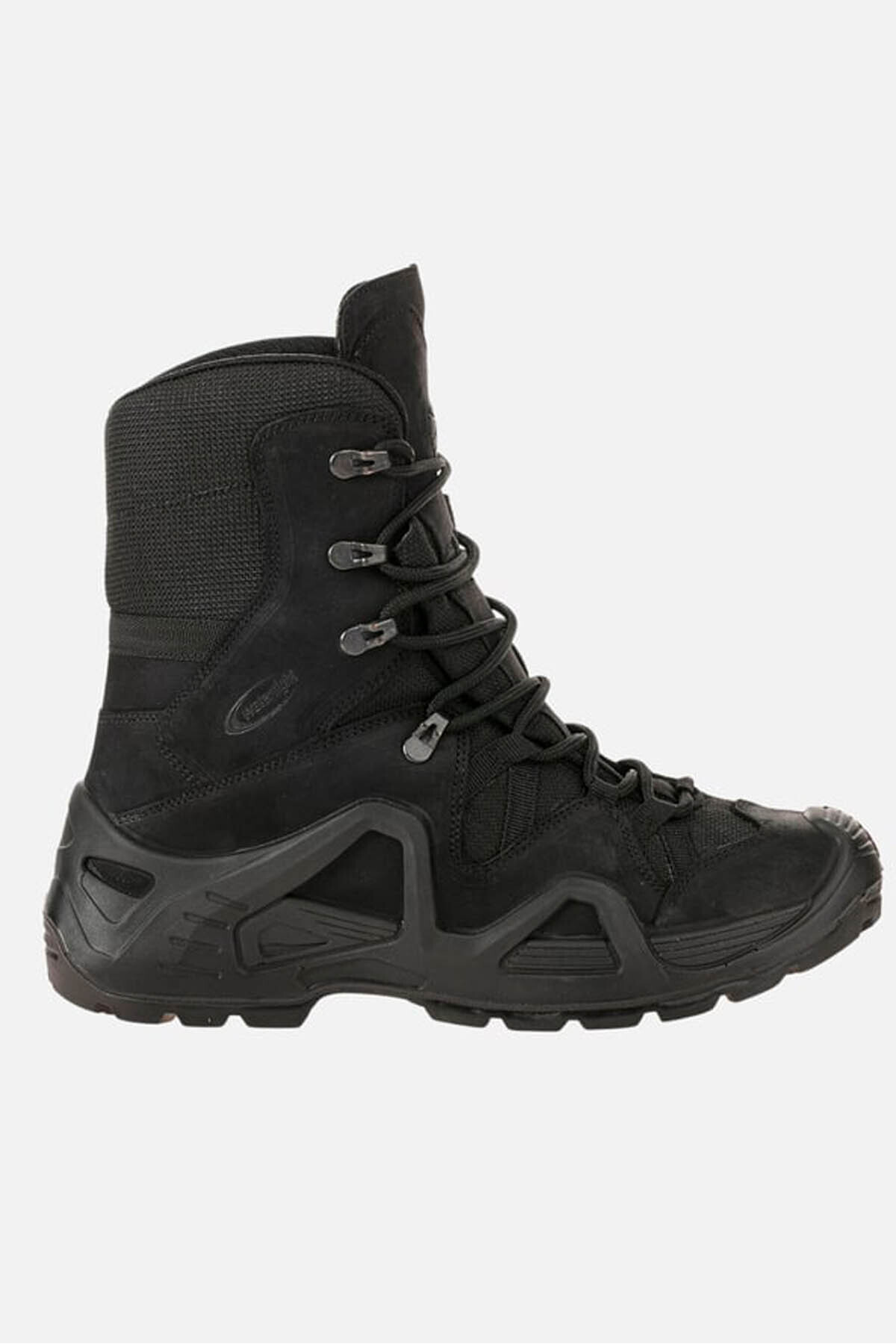 اسکوتر چکمه و نیم بوت مردانه چرمی تاکتیکی ضد آب مشکی P1490NS