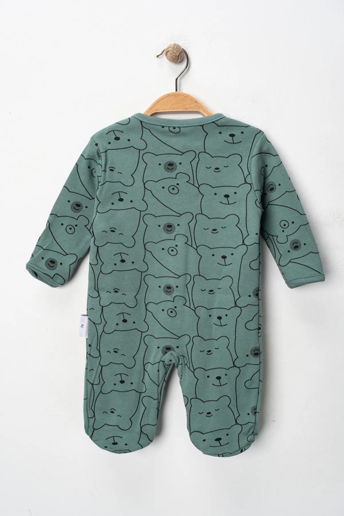 DEFNE LİNA BABY Erkek Bebek Baskılı % 100 Pamuklu Çıtçıtlı Patikli 3lü Yenidoğan Set Tulum (KIZ ERKEK YENİDOĞAN) fotoğrafı 5 (önizleme)