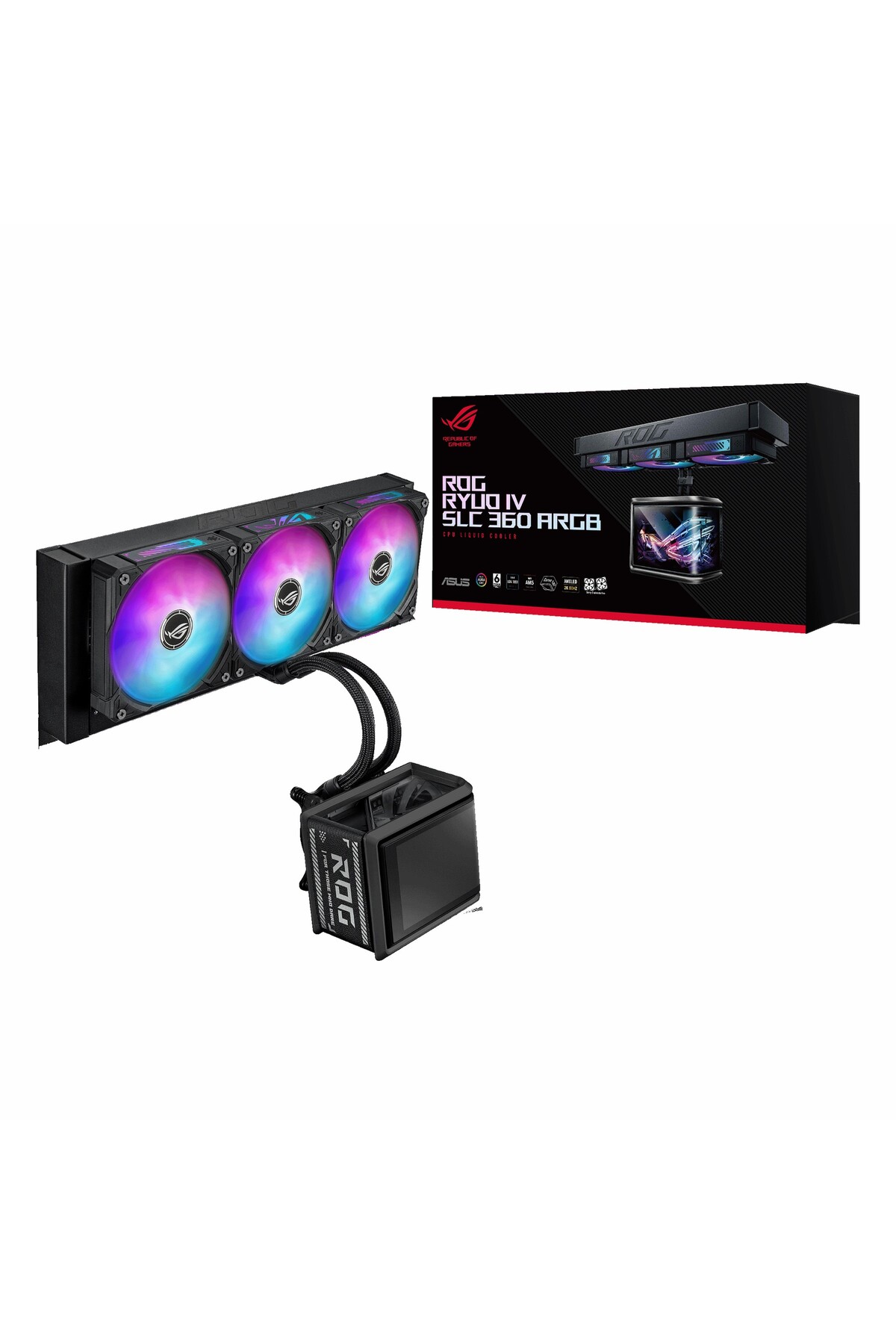 ASUS ROG Ryuo IV SLC 360 ARGB 360mm AM5/1851P Siyah İşlemci Sıvı