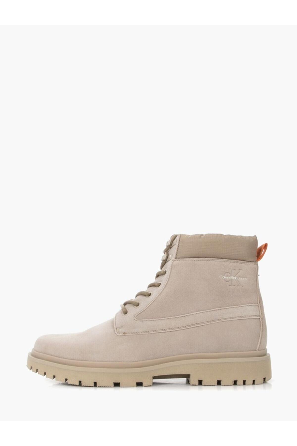 کلوین کلاین چکمه مردانه EVA مدل Mid-LACEUP BOOT به رنگ بژ
