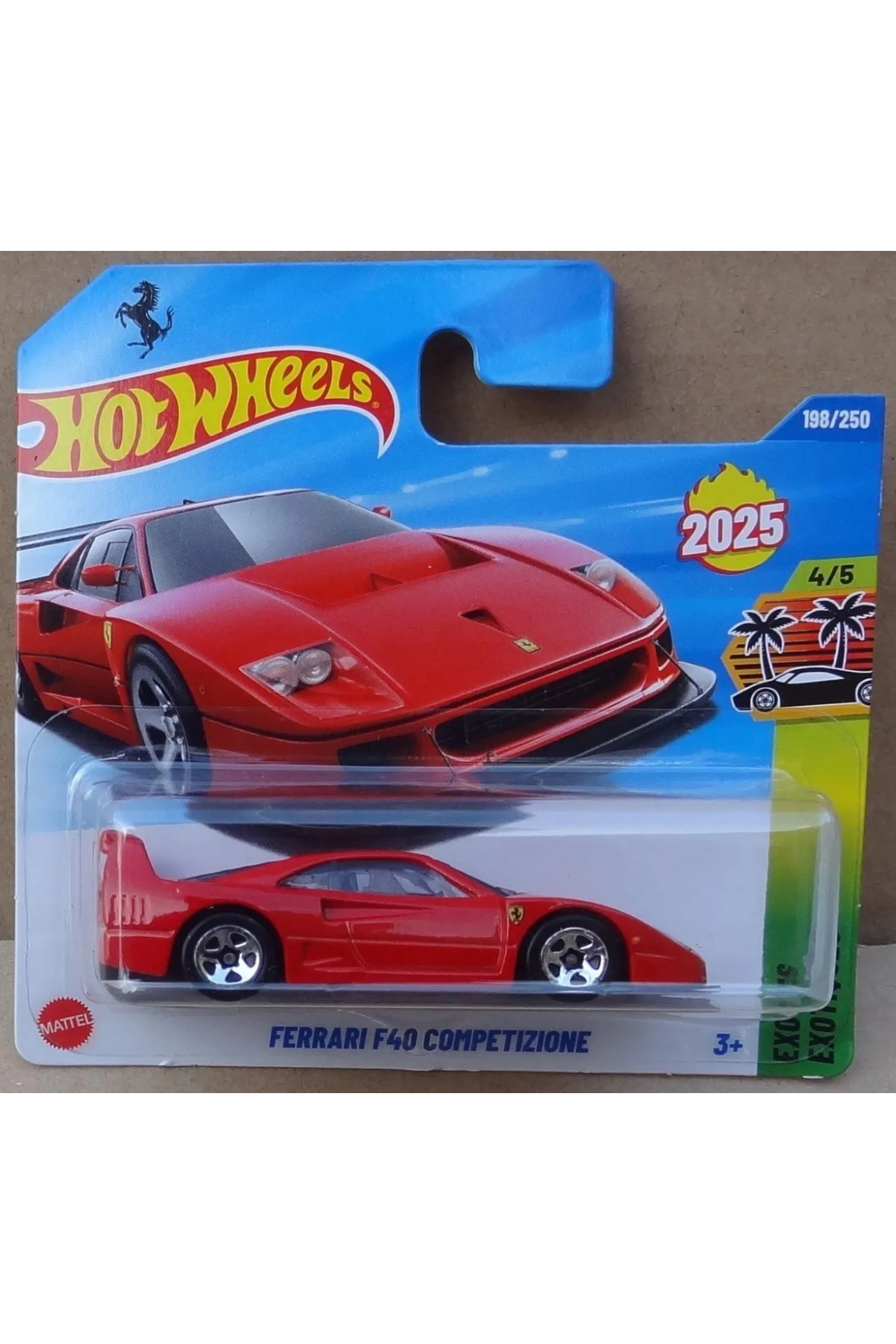 HOT WHEELS Ferrari F40 Competizione 1:64 Diecast Model Araba