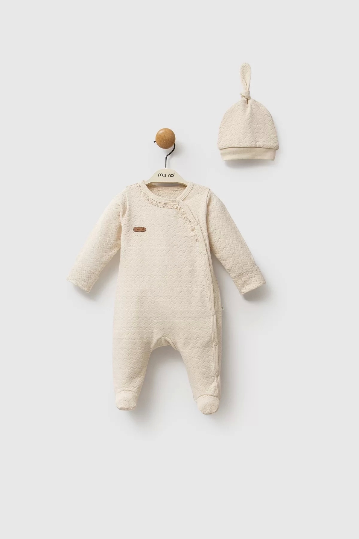 Genel Markalar Moi Noi Şapkalı Tulum Mnb1248 Bej