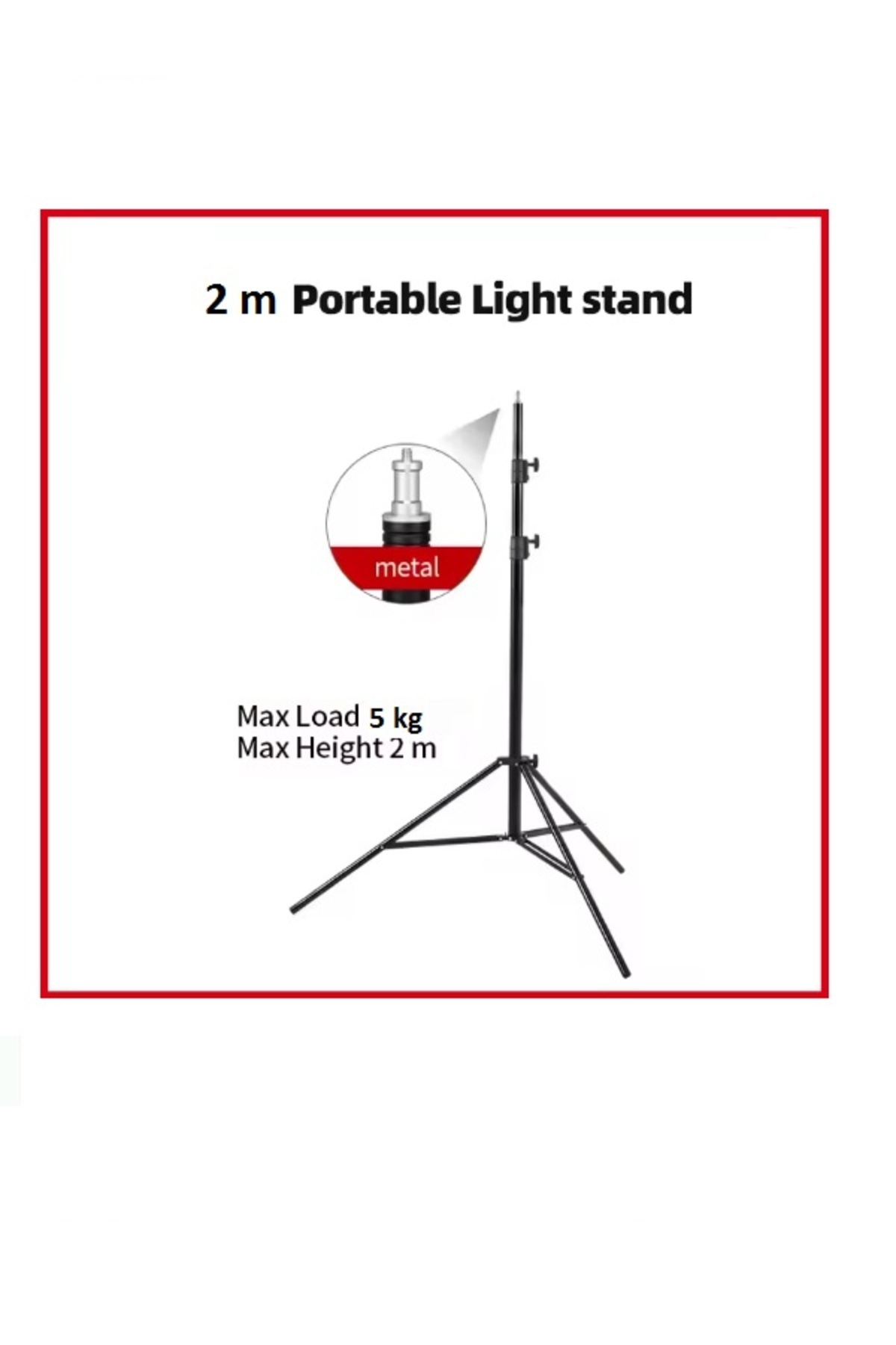 2 metre ışık ayağı light stand ULTRA DAYANIKLI GENİŞ AÇILI