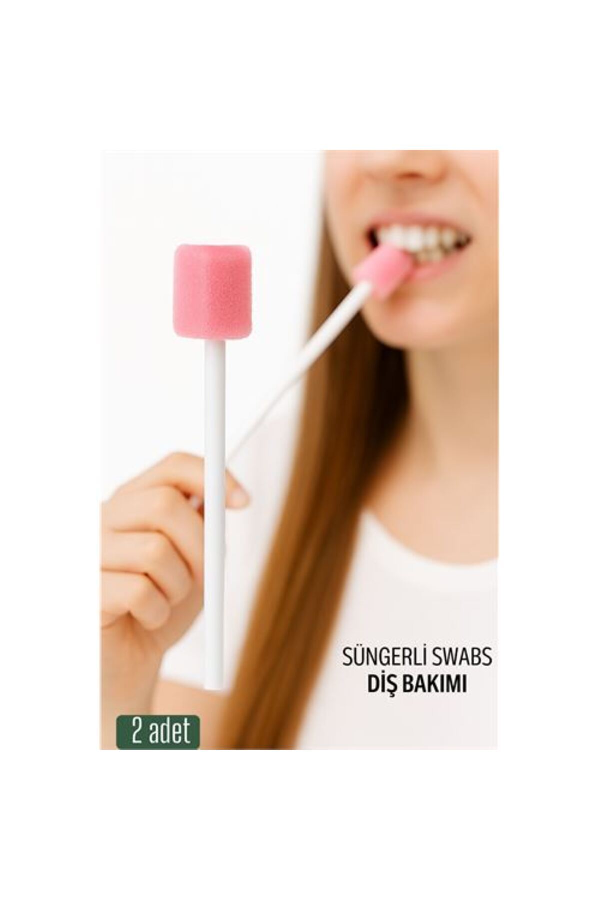 ModaCar Süngerli Swab - Ağız ve Diş Bakım Çubuğu - 2 Adet