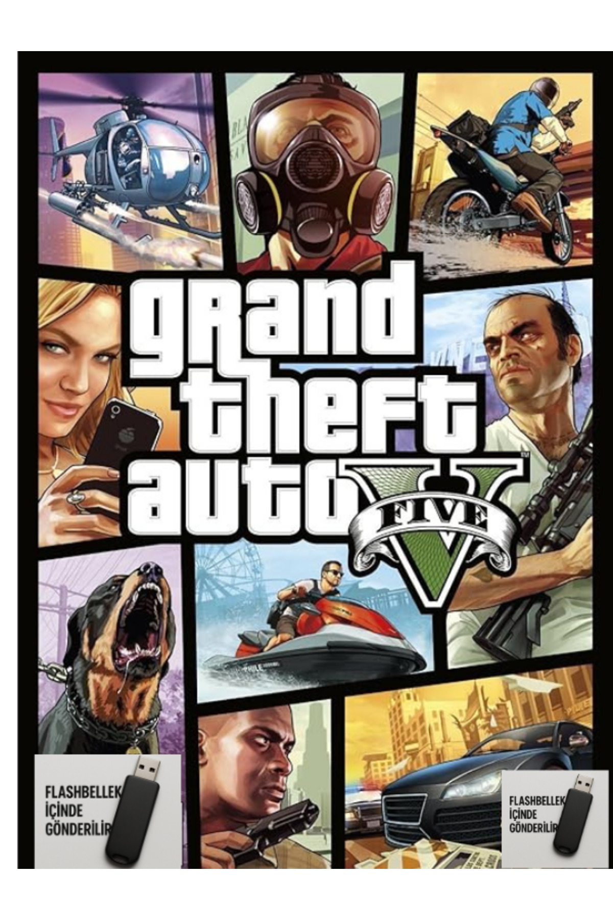 Tigdes Gta 5 V Pc Oyunu | Kuruluma Hazır Flash Bellek | Windows Uyumlu | Ürün Videosunu İzleyin