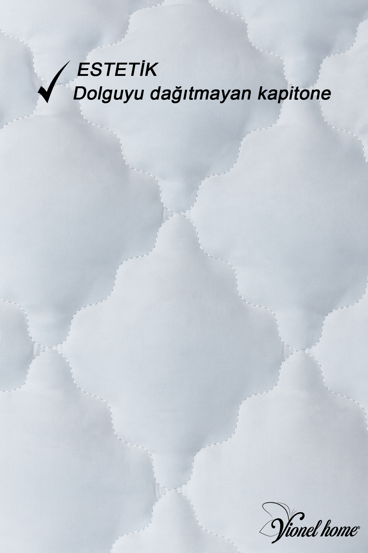 Vionel Home %100 Pamuk Bebek & Çocuk Yorganı |1. Sınıf Silikon Dolgu | 100x150 cm | Antialerjik | Nefes Alabilen fotoğrafı 4 (önizleme)