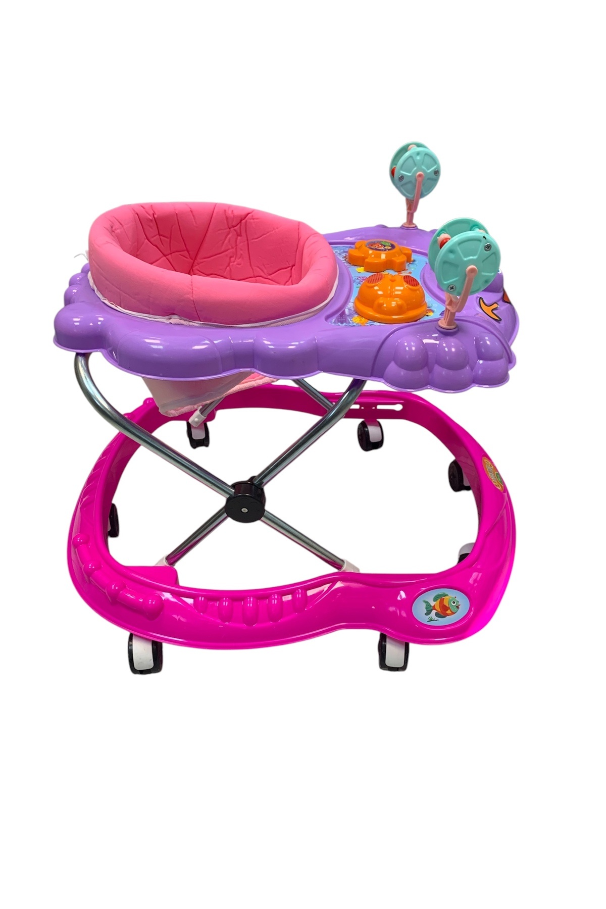 Kids 7 Ayak mor pembe Ninja Modeli Bebek Yürüteç fotoğrafı 4 (önizleme)