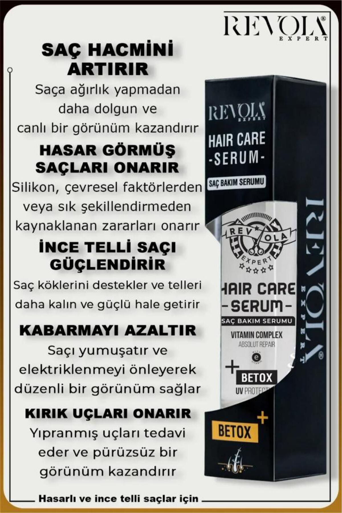 سرم مراقبت از مو ترمیم کننده کامل ویتامین E اکسپرت ۷۵ میلی لیتر بتوکس (اثر بوتاکس) — REVOLA-22 — تصویر 2 از 2