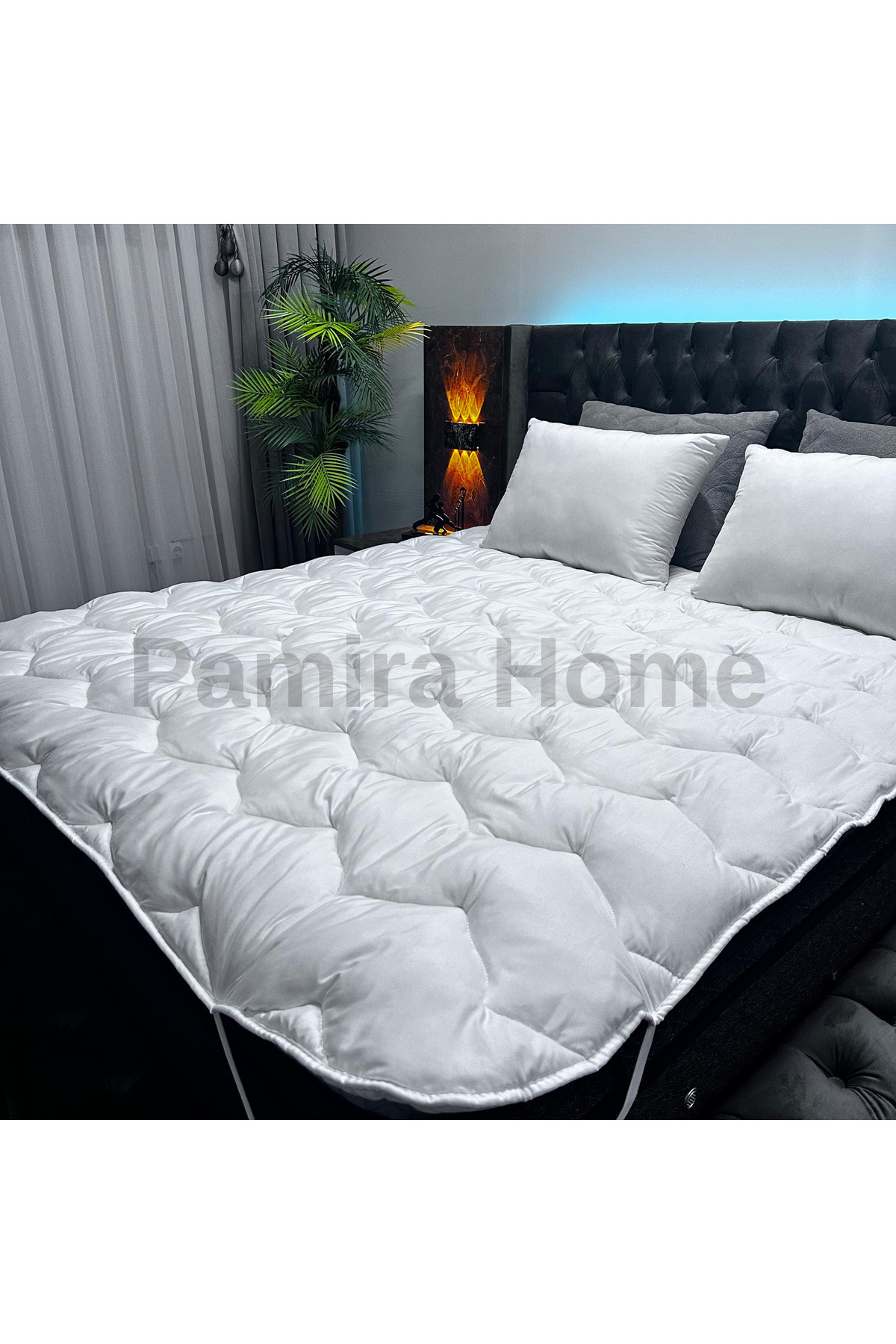 Pamira Home %100 Silikon Elyaf Yıkanabilir Yatak Pedi