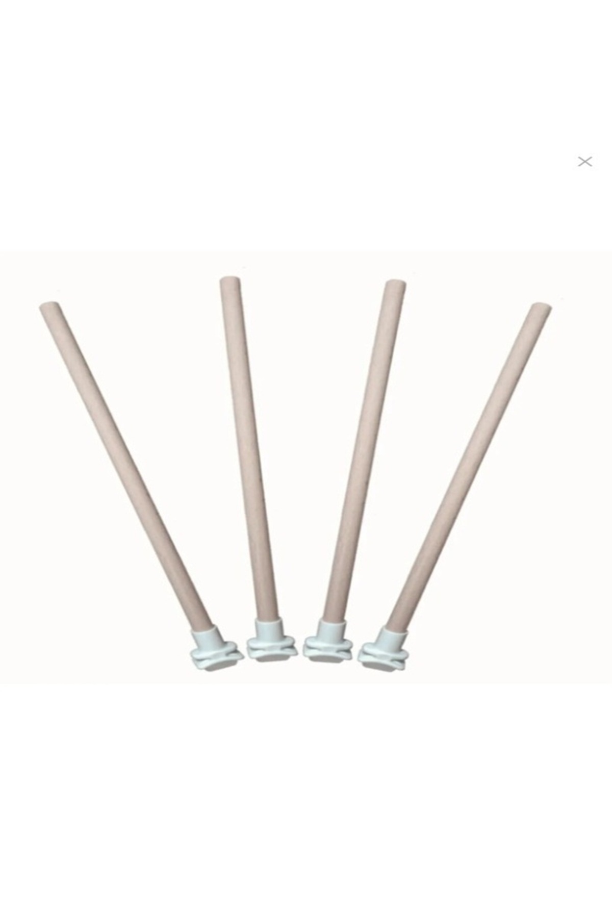 Ankara Yem Evi Plastik Başlıklı 40 Cm Gürgen Kafes Tüneği 4 Adet