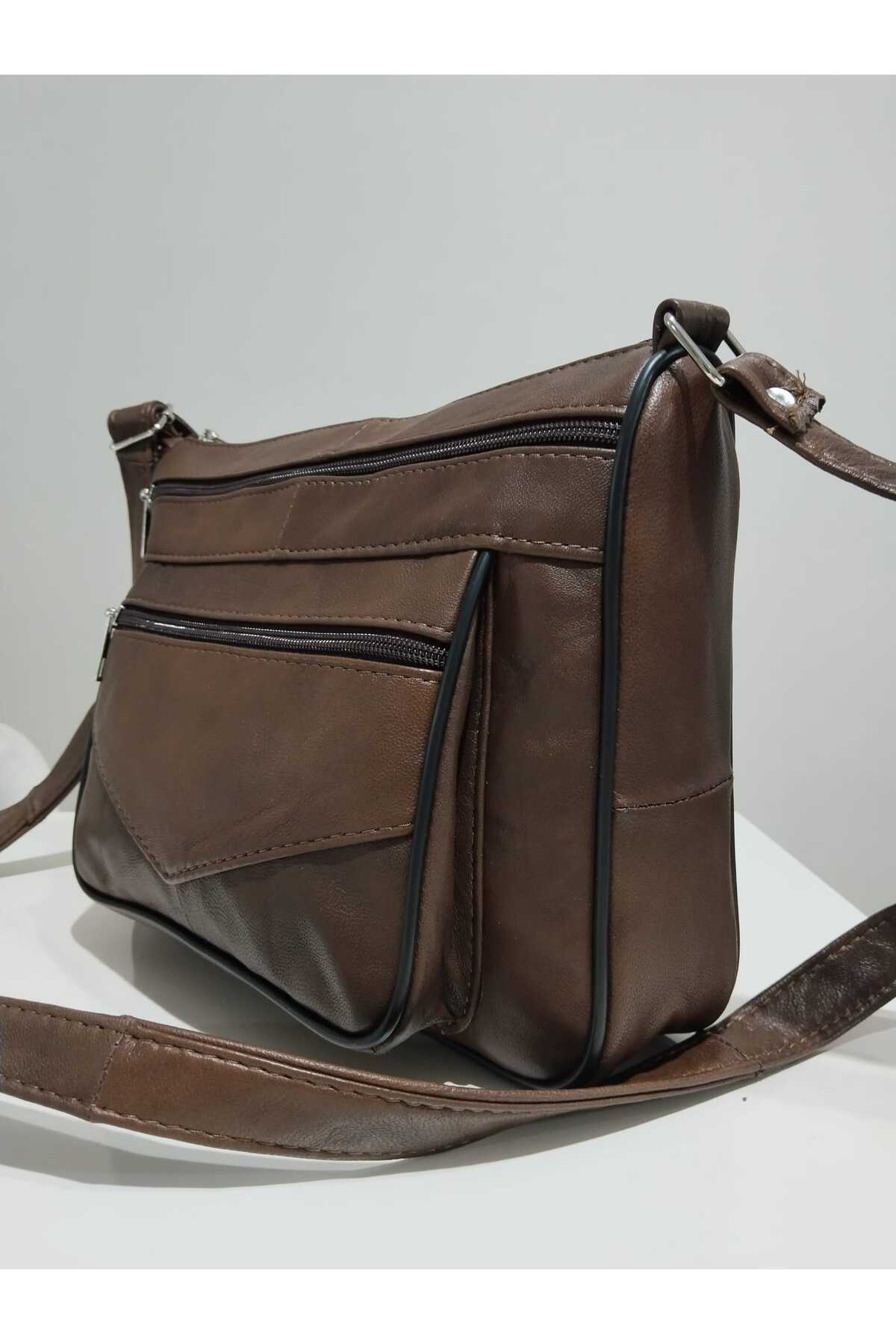 atter HAKİKİ DERİ KADIN ÇANTA (27CM X 21CM) görsel 3
