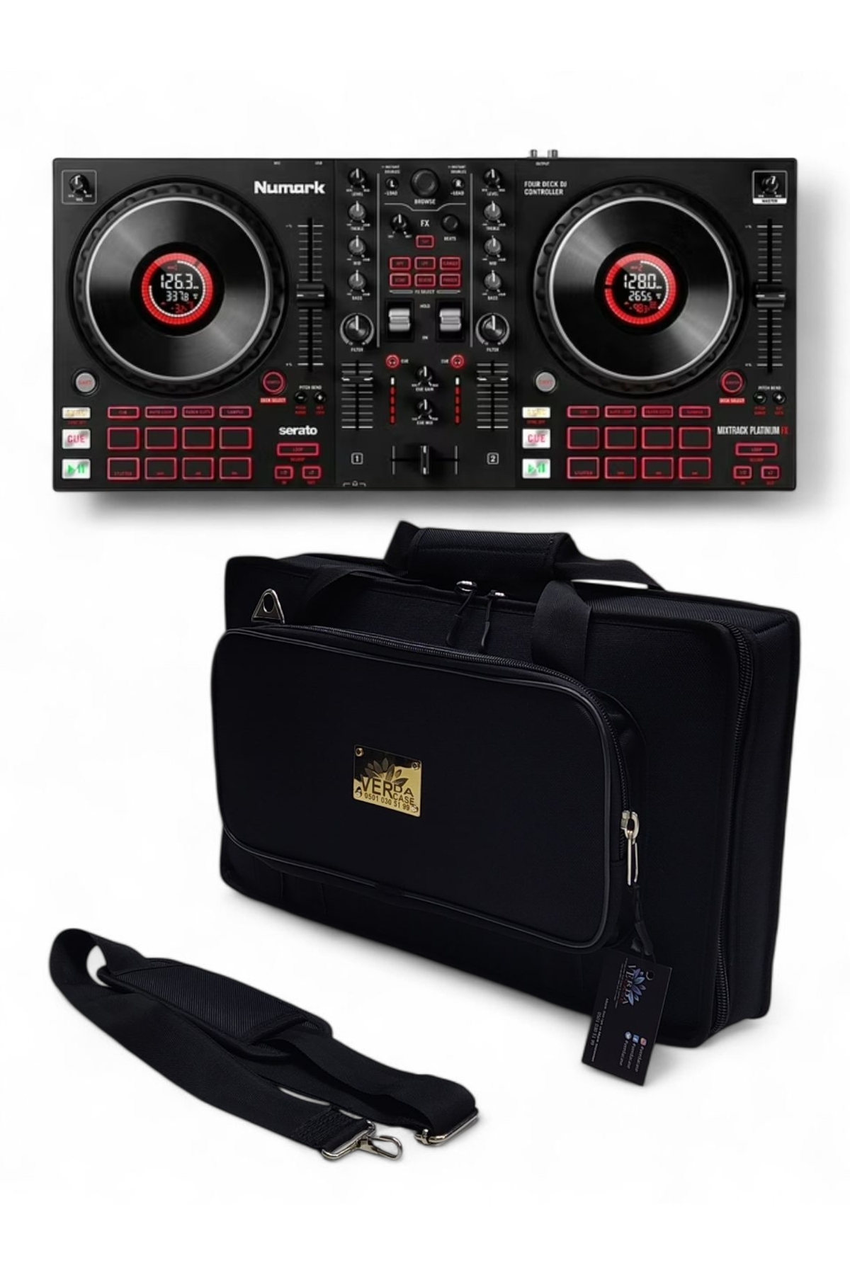 NUMARK Mix Track Platinum Fx4 Setup için Uyumlu Çanta Soft Case