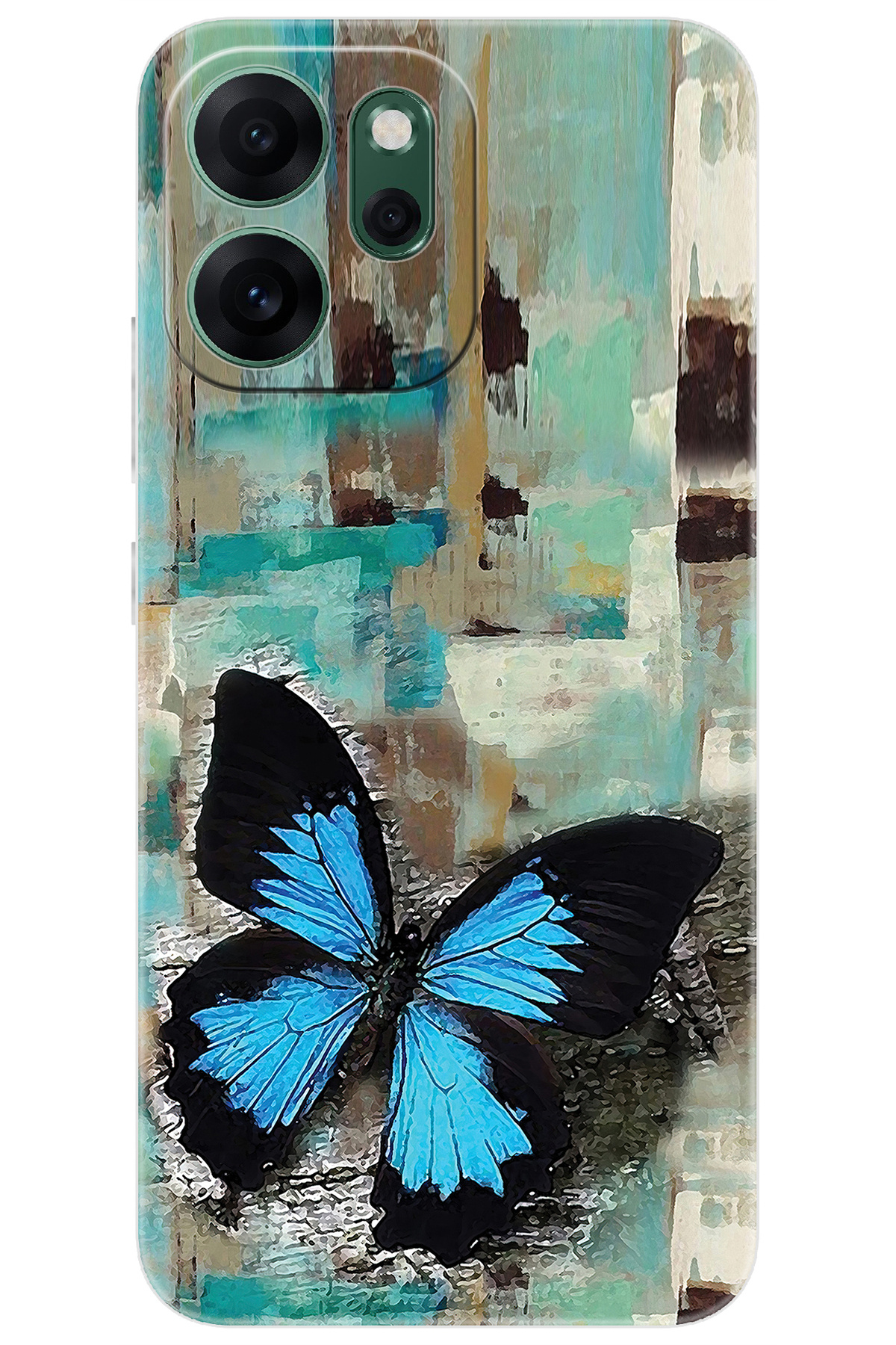 OPPO Reno 14f 5G (CPH2743) Compatible Case Pattern Printed Silicone Butterfly Picture NGO:549 CP-7nXkxjh