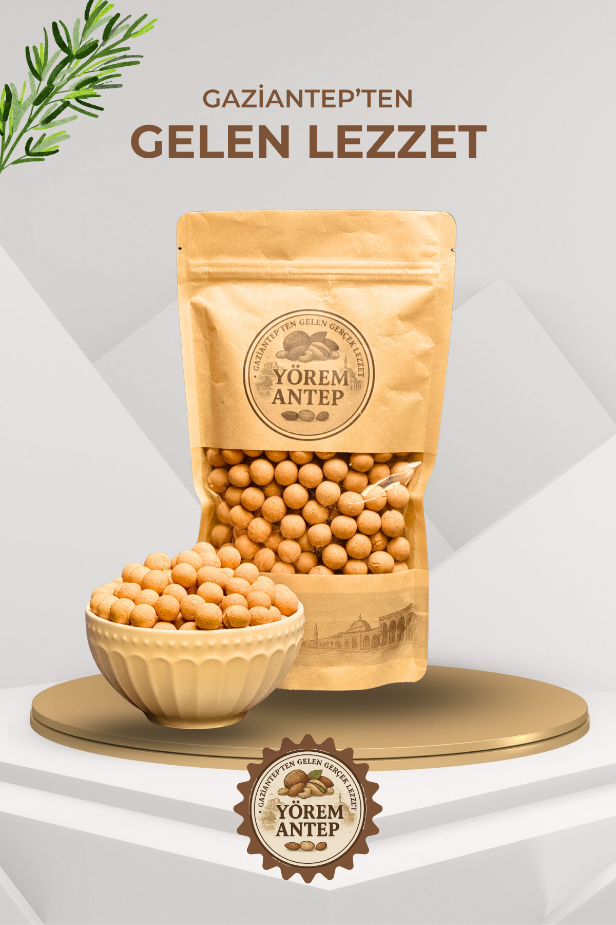 Antep Yörem Leblebi-Çıtır Leblebi 500 Gram