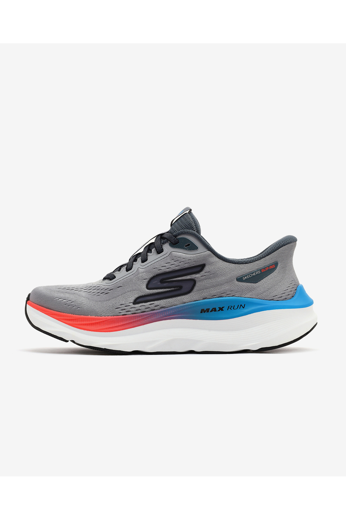 اسکچرز کفش دویدن مردانه خاکستری MAX RUN 221000 GYMT
