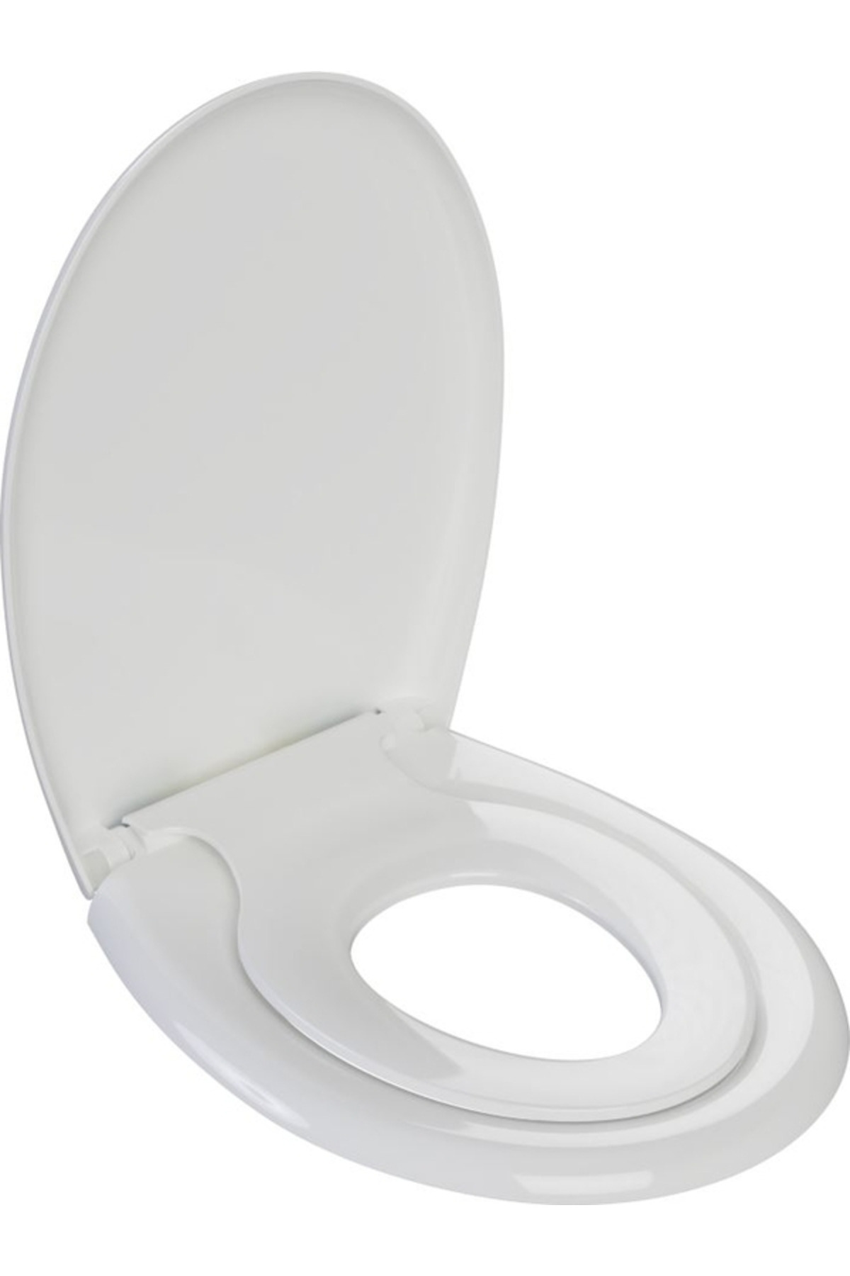 teknotrust Çocuklar için beyaz oturaklı klozet kapağı, dayanıklı ve şık tasarım