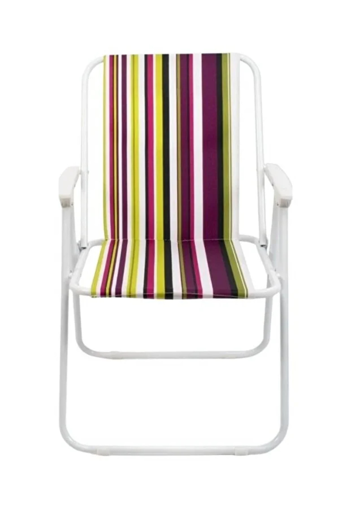 طقم كراسي تخييم قابلة للطي يتكون من 3 كراسي مصنوع من قماش أكسفورد وبقوائم معدنية – 45×45×80 سم