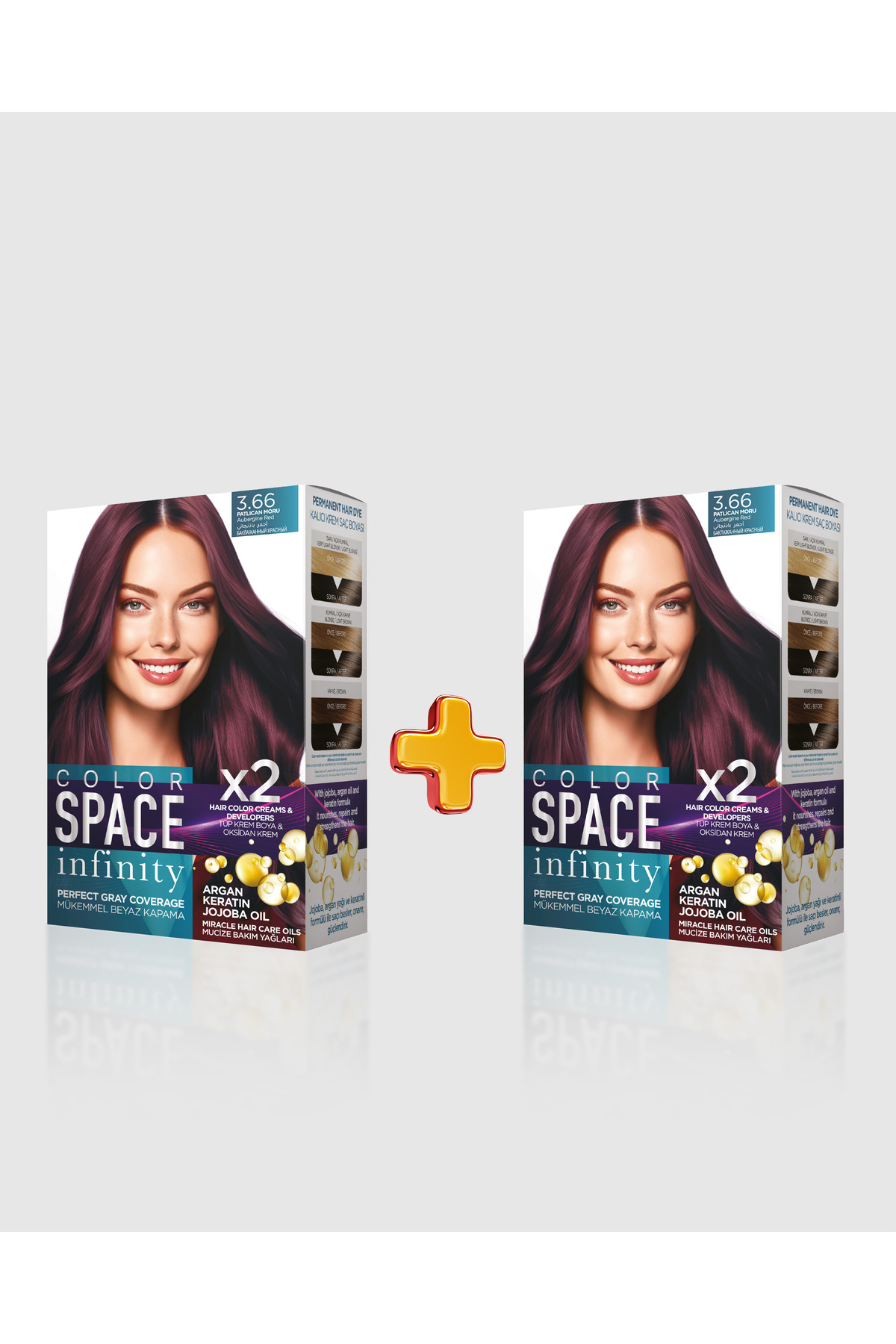 アニメ Colorful Palette Brown 7mai Color Space İnfinity 2'li Set Saç Boyası 6.7 Çikolata Kahve