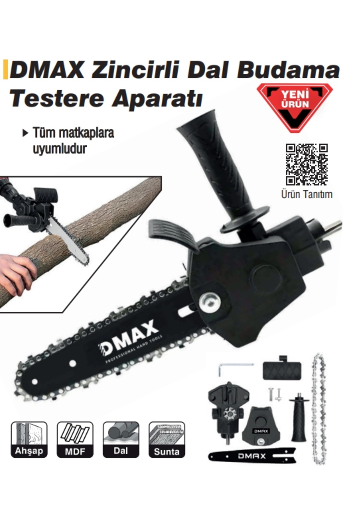 DMAX Zincirli Dal Budama Testere Aparatı DMX4688 - Fiyatı, Yorumları