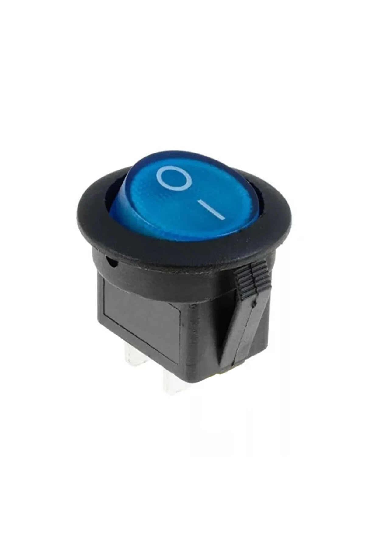 Genel Markalar 16mm Yuvarlak 2 Pin Anahtar Switch Mini Buton Mavi