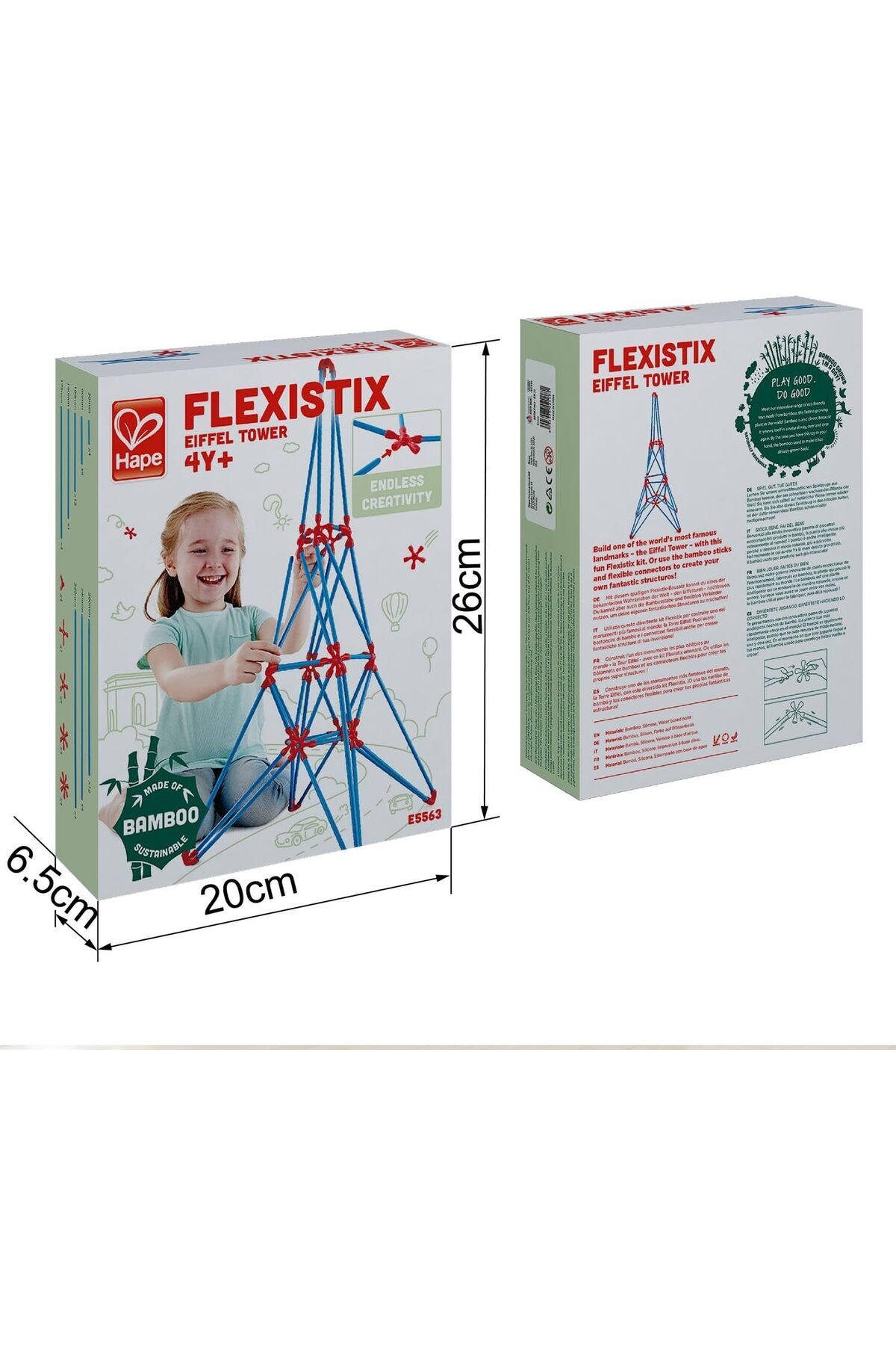 مجموعه ساخت برج ایفل فلیکسی‌ستیکس بامبو – ۶۲ قطعه
