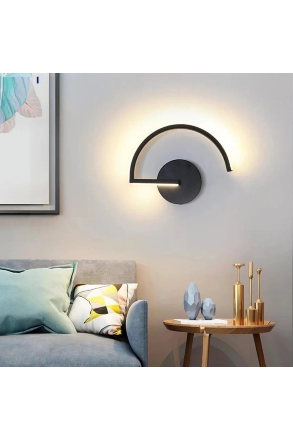 KRAYDINLATMA Zigo Mimari Modern Ledli Aplik BEYAZ LED (PİLLİ DEĞİLDİR)