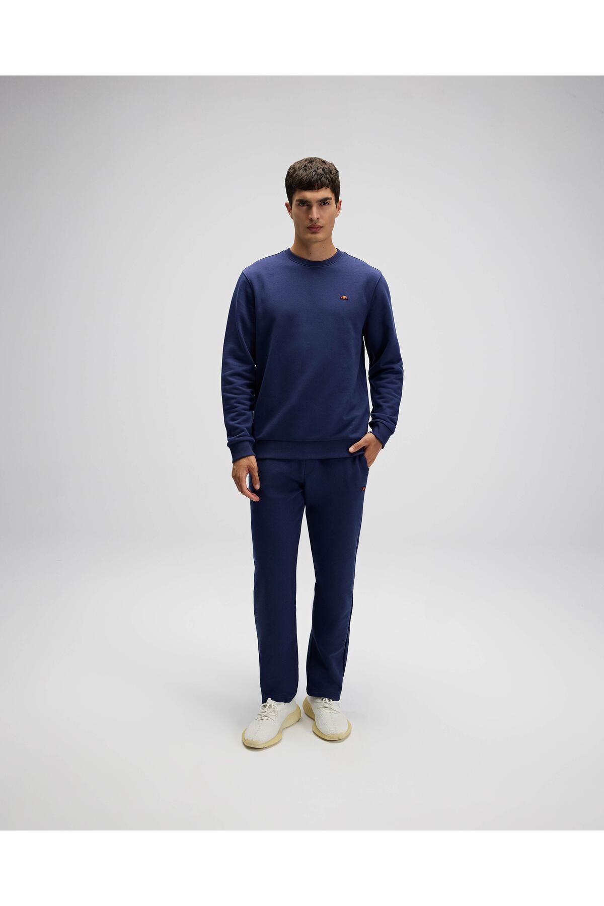 Ellesse Erkek Sweatshirt EM579-NV Lacivert görsel 3