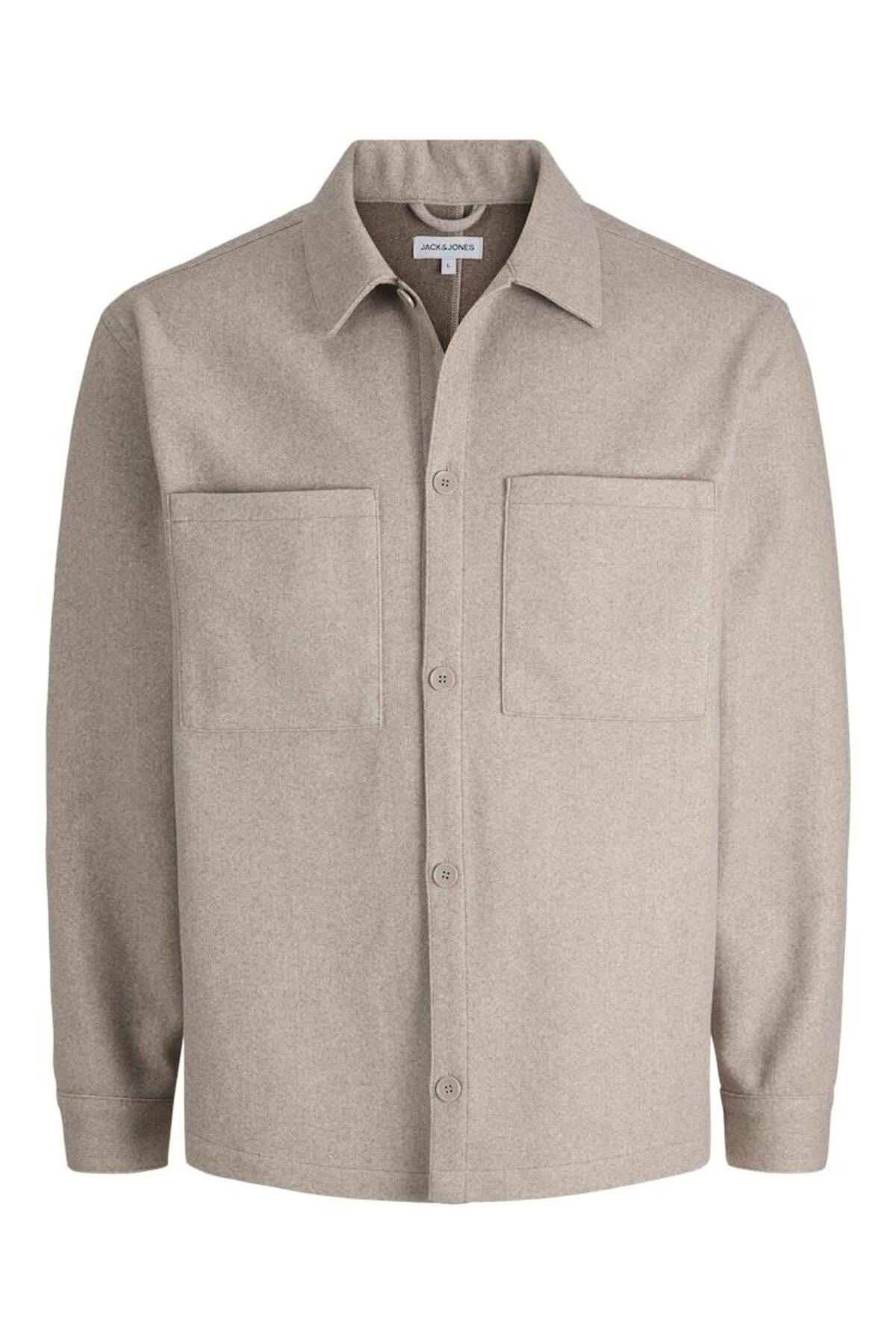 ژاکت پیراهن آستین بلند مردانه - پیراهن جری جک اند جونز پیراهن Jack & Jones