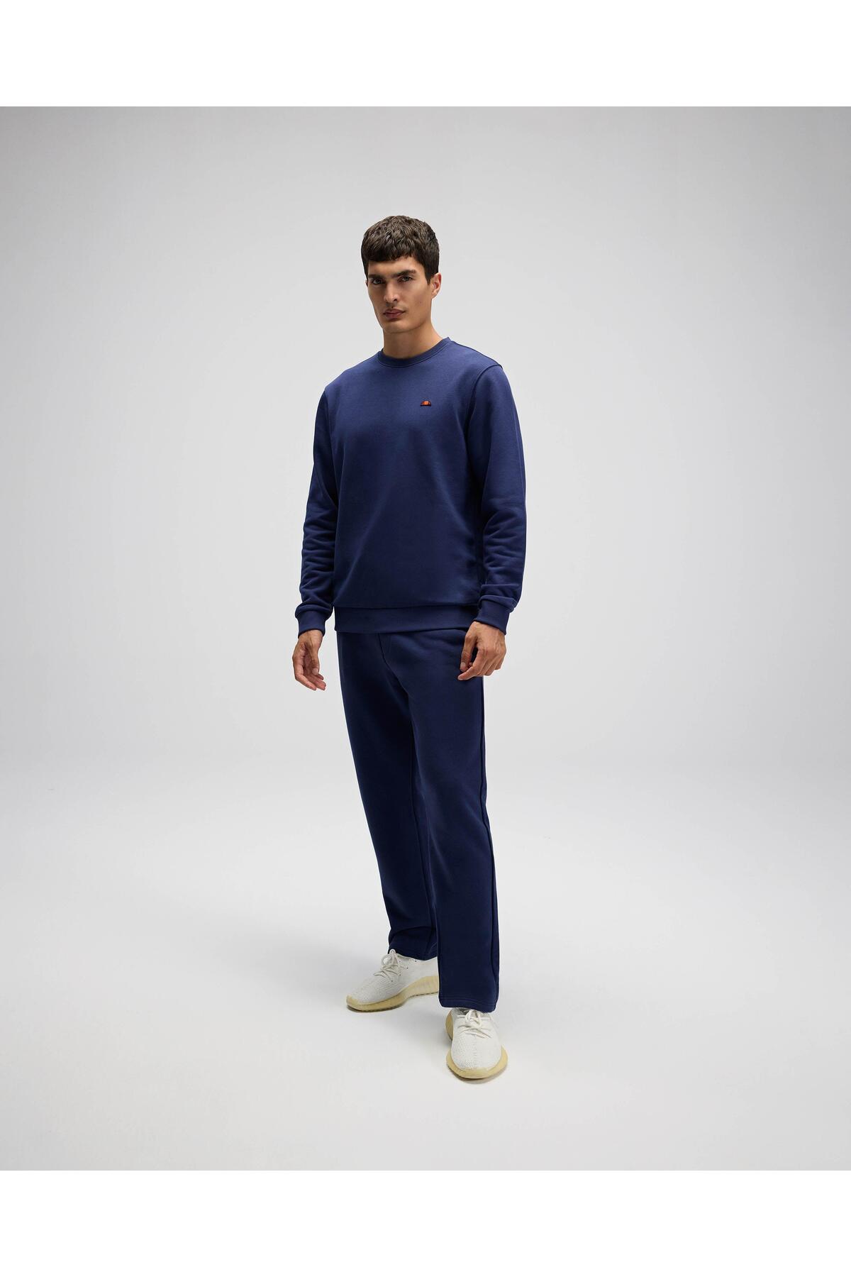 Ellesse Erkek Sweatshirt EM579-NV Lacivert görsel 4