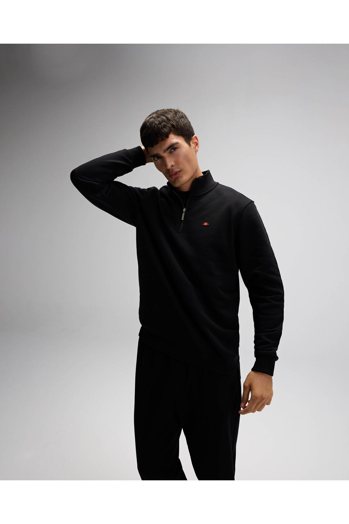 Ellesse Erkek Yarım Fermuarlı Sweat EM580-BK - Fiyatı, Yorumları