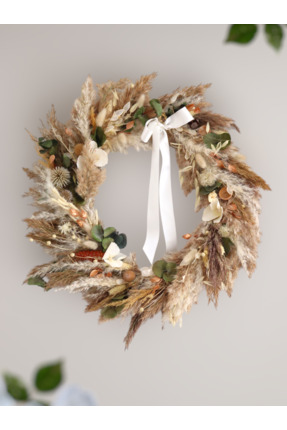 Ütopik çiçek Kapı süsü çelenk