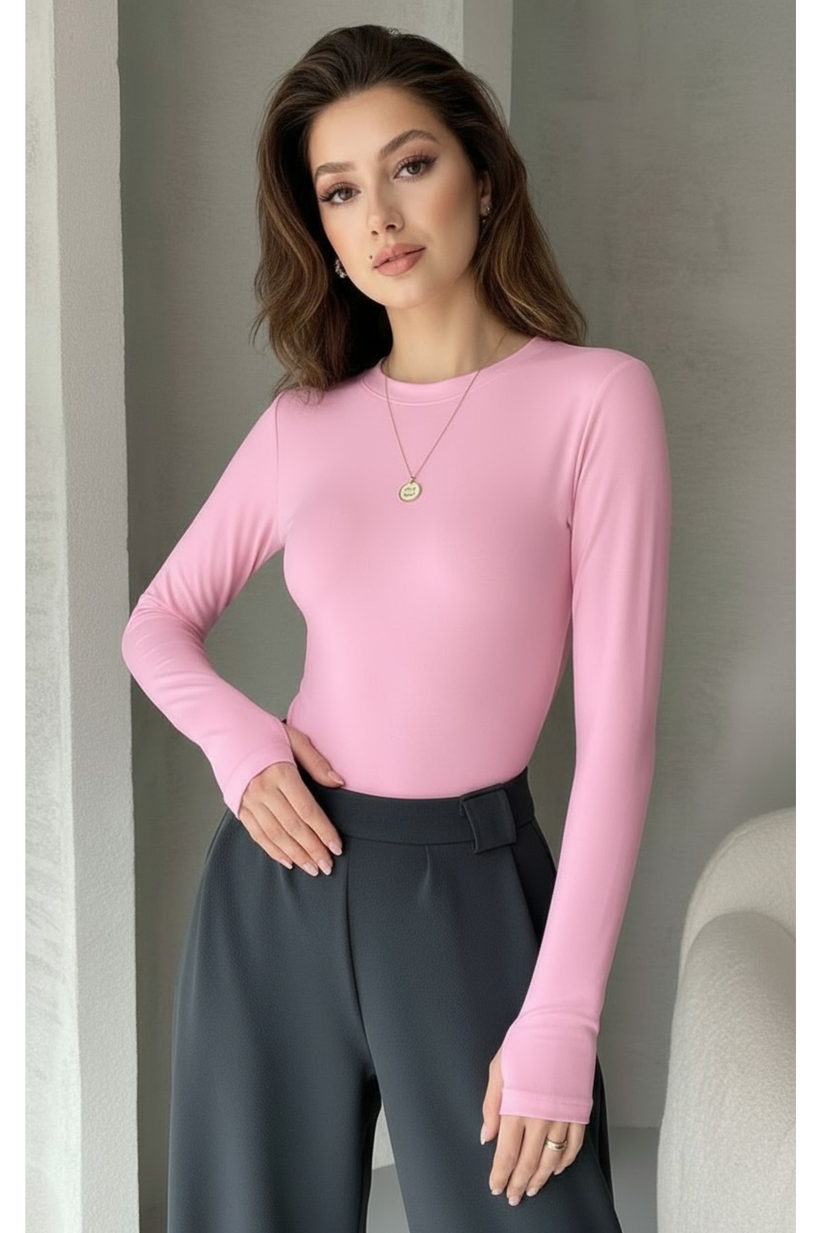 EYYE  Parmak Geçirmeli Bluz - Görsel 4