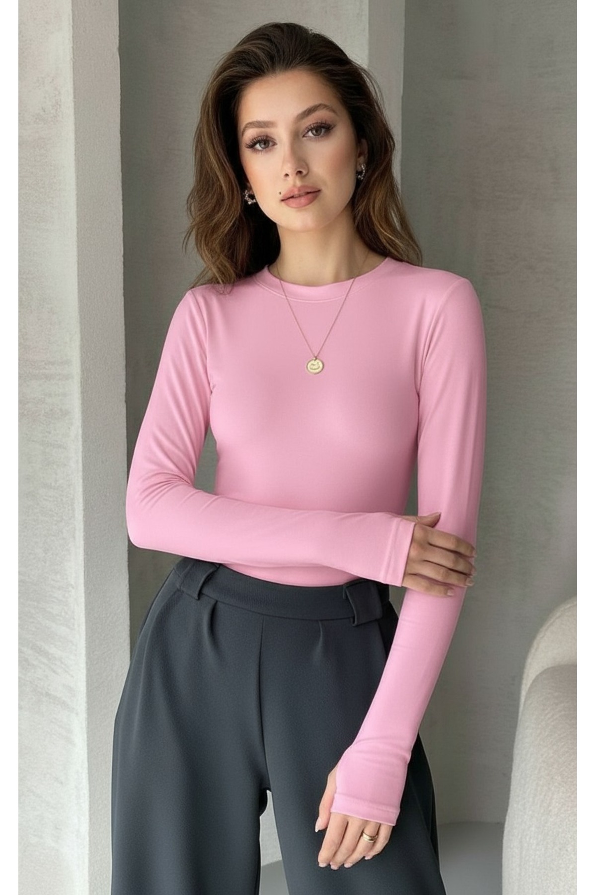 EYYE  Parmak Geçirmeli Bluz - Görsel 2