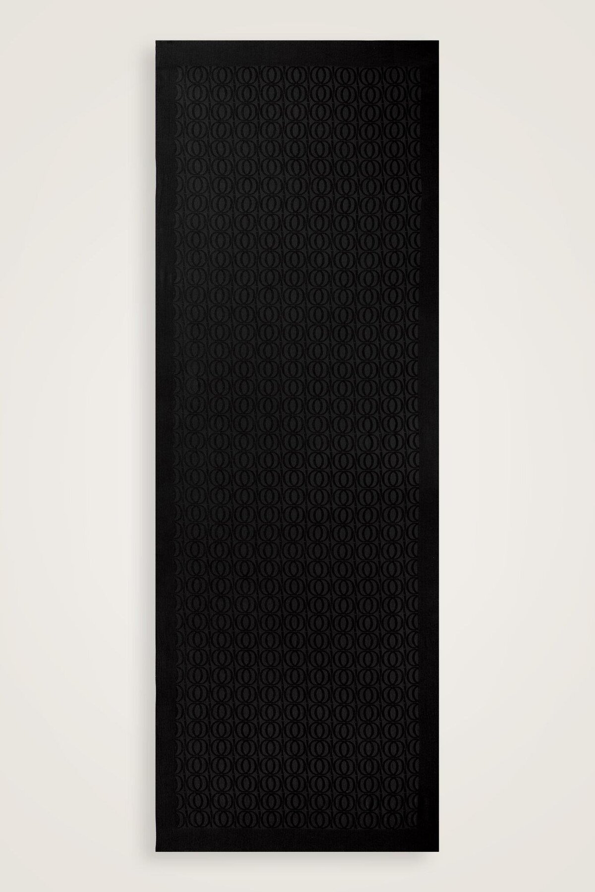 Bambunoor Black Naia Cotton Shawl 70x210