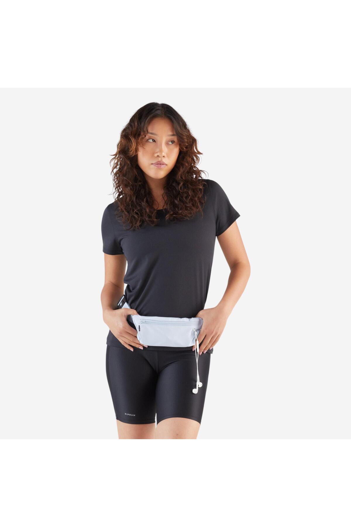 Decathlon Kiprun Yetişkin Koşu Bel Çantası/Telefon Çantası - Gri - Kiprun Basique 2 görsel 3