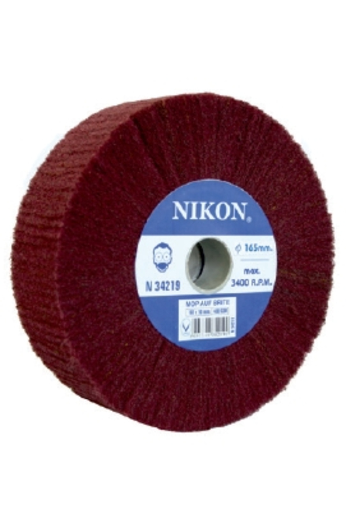 NİKON N34227 Mop Auf Brite Non Woven Zımpara 165x30x25 320 Kum